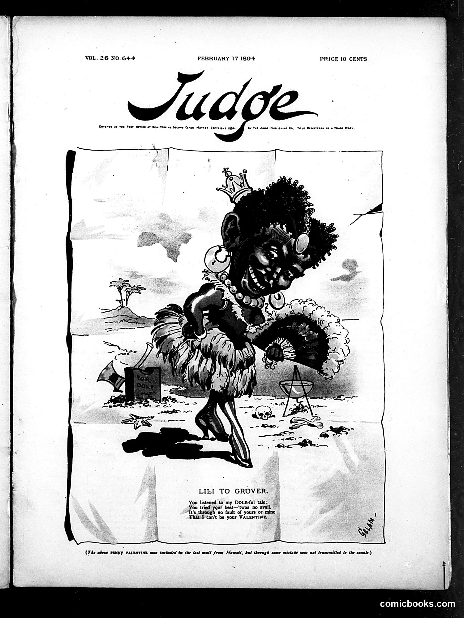Judge — February 17, 1894 — page 1: Judge, 1894-02-17