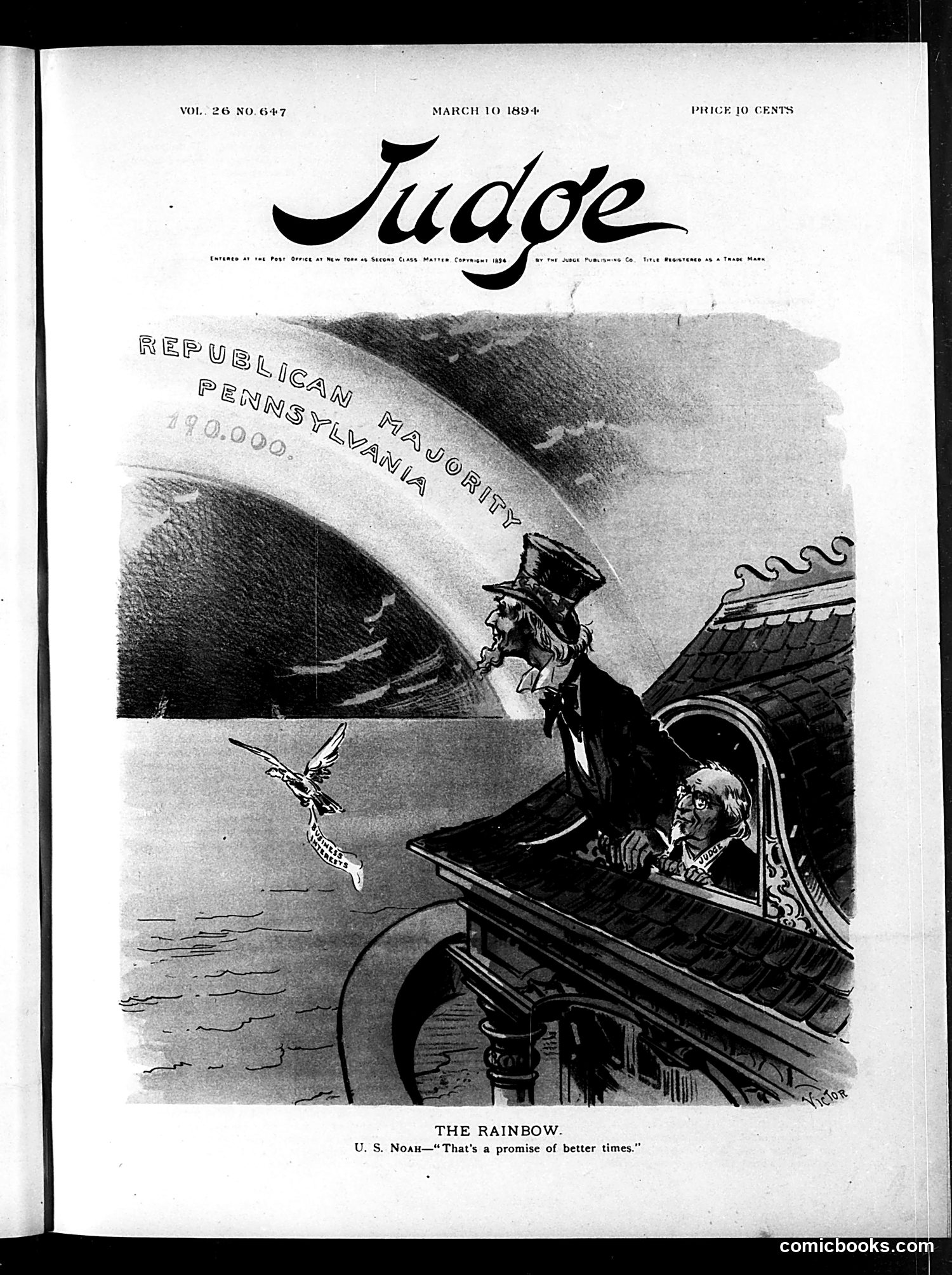 Judge — March 10, 1894 — page 1: Judge, 1894-03-10