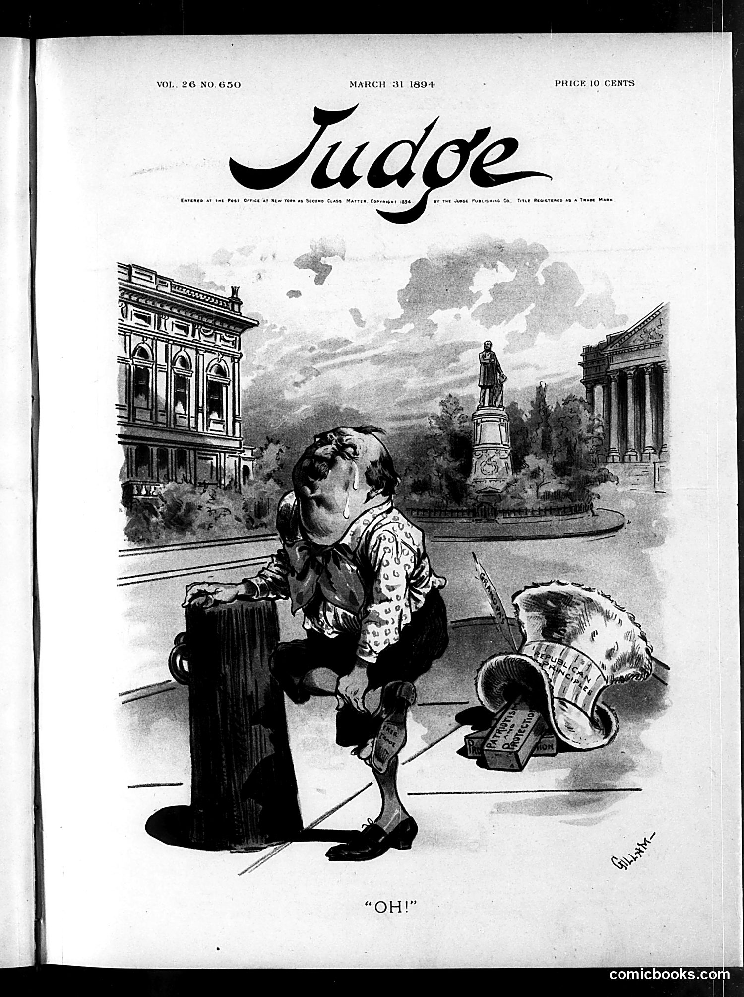 Judge — March 31, 1894 — page 1: Judge, 1894-03-31
