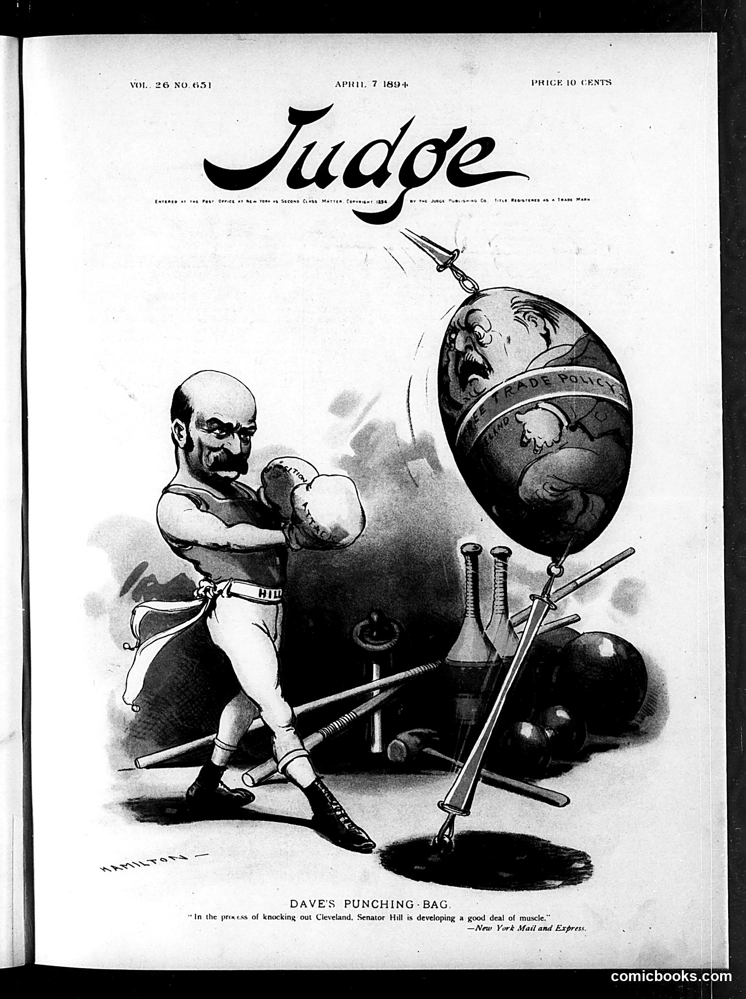 Judge — April 7, 1894 — page 1: Judge, 1894-04-07