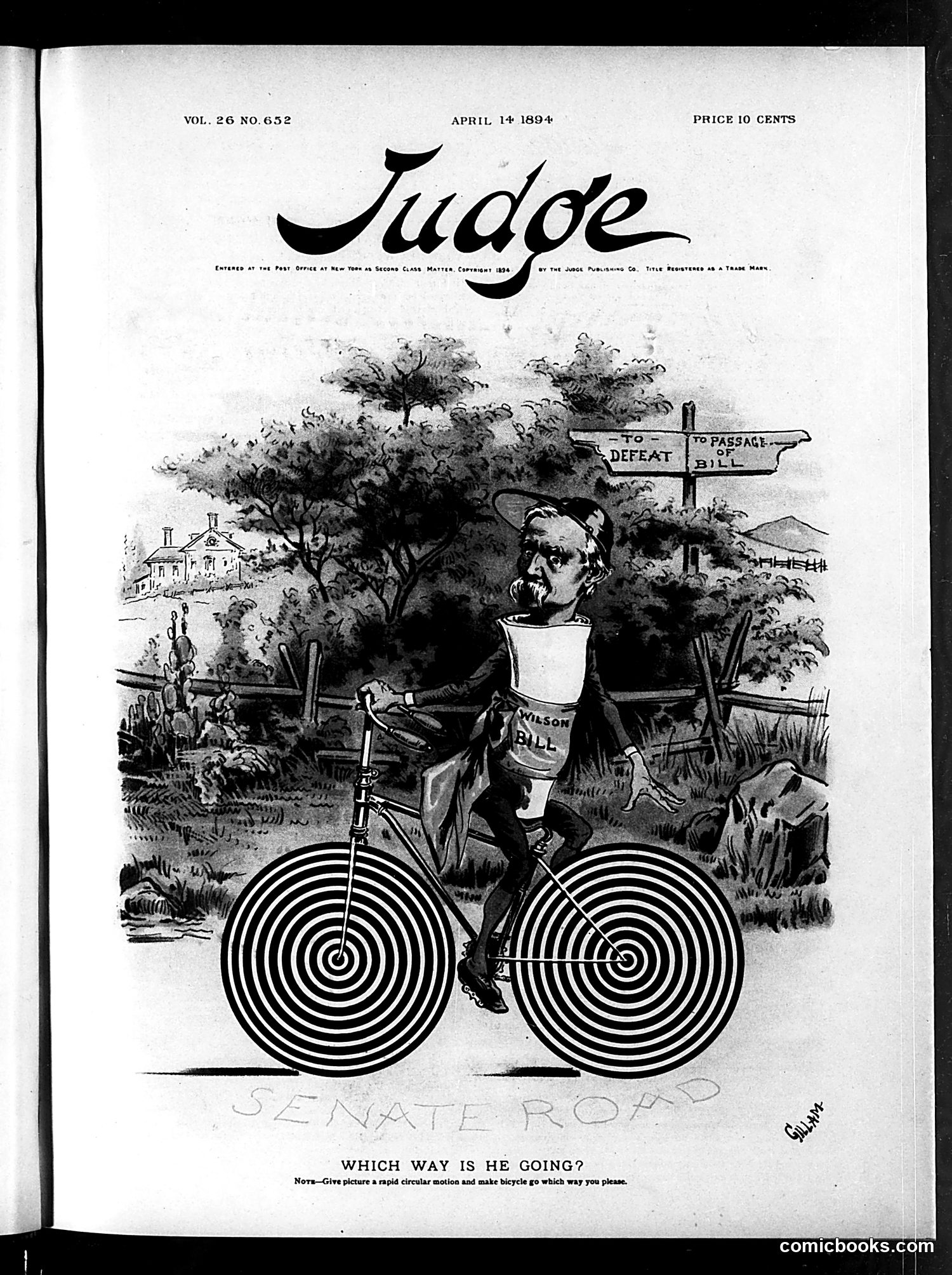 Judge — April 14, 1894 — page 1: Judge, 1894-04-14
