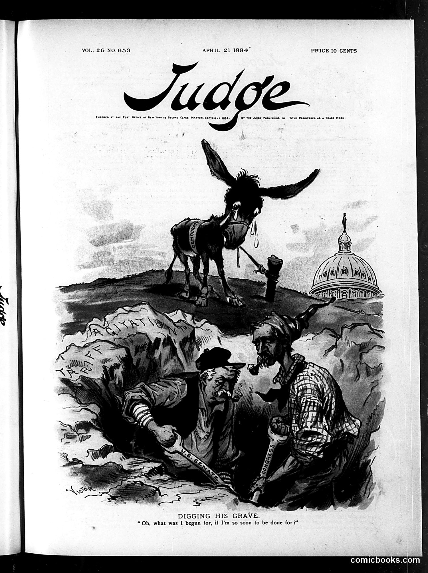 Judge — April 21, 1894 — page 1: Judge, 1894-04-21