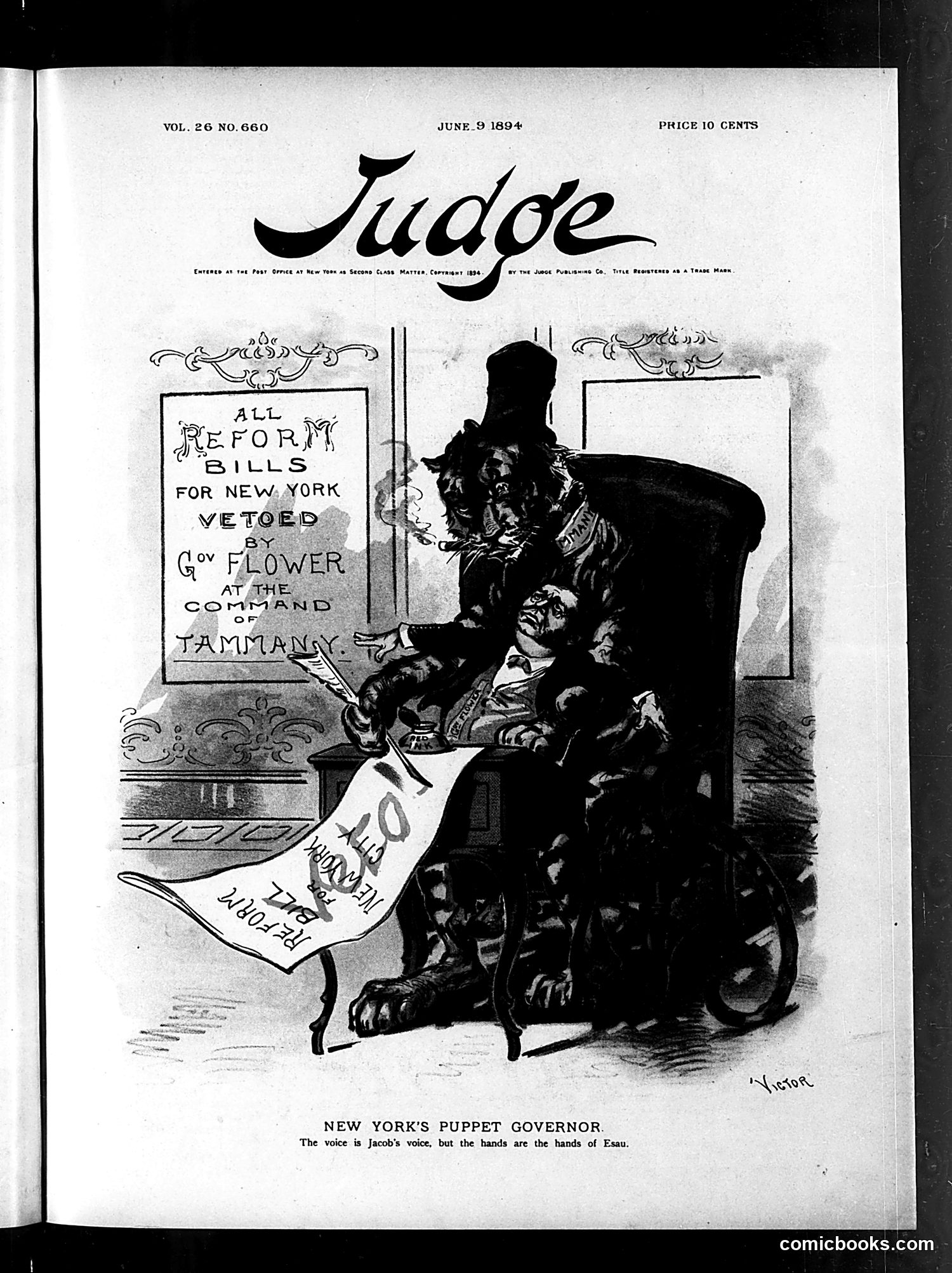 Judge — June 9, 1894 — page 1: Judge, 1894-06-09