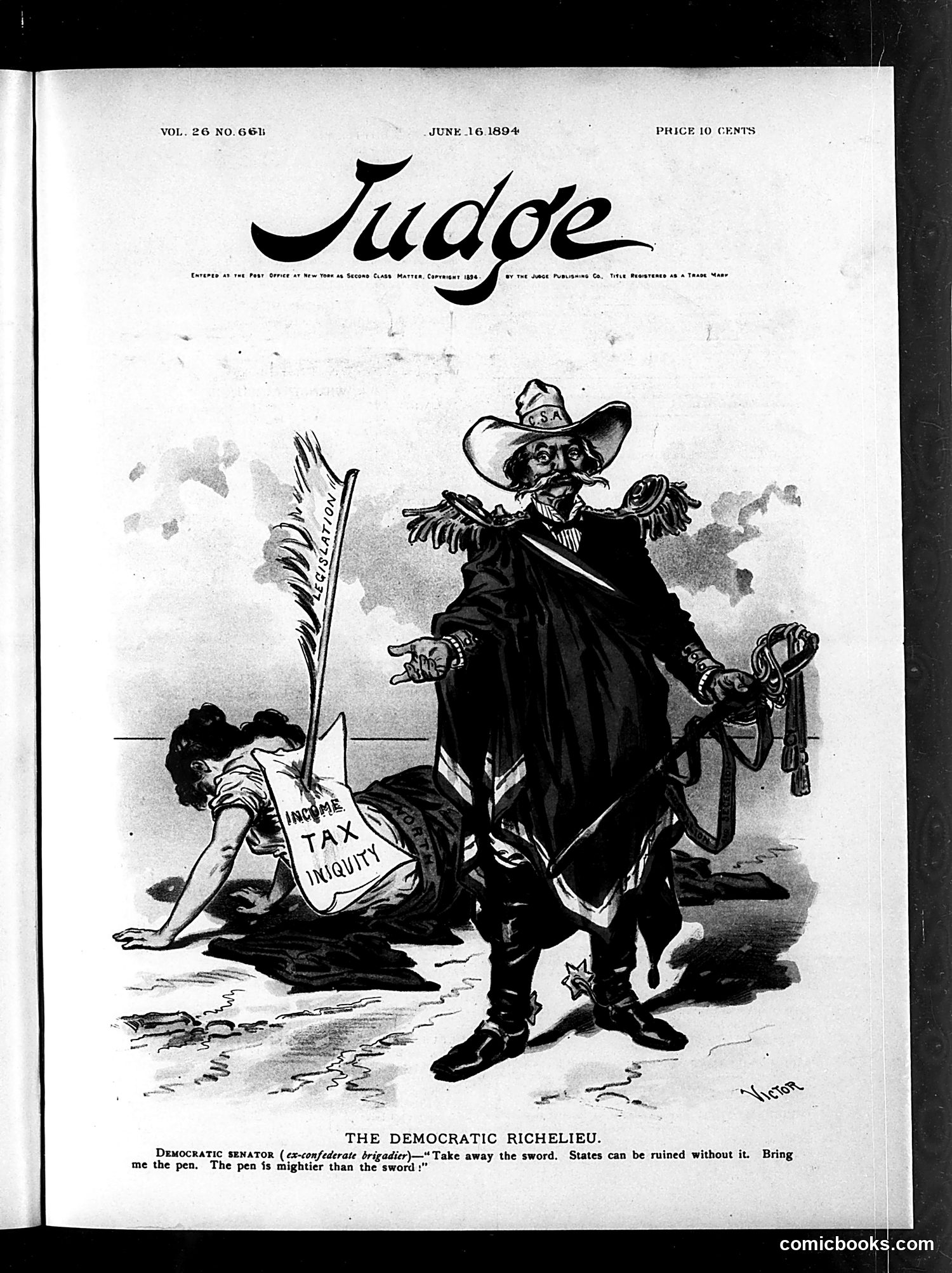 Judge — June 16, 1894 — page 1: Judge, 1894-06-16