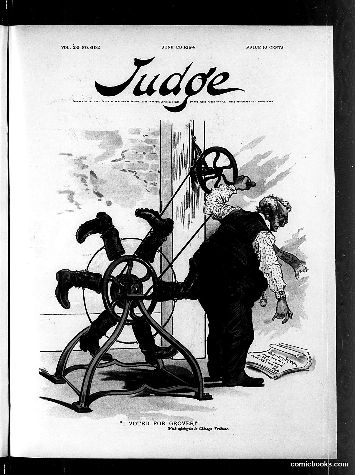 Judge — June 23, 1894 — page 1: Judge, 1894-06-23