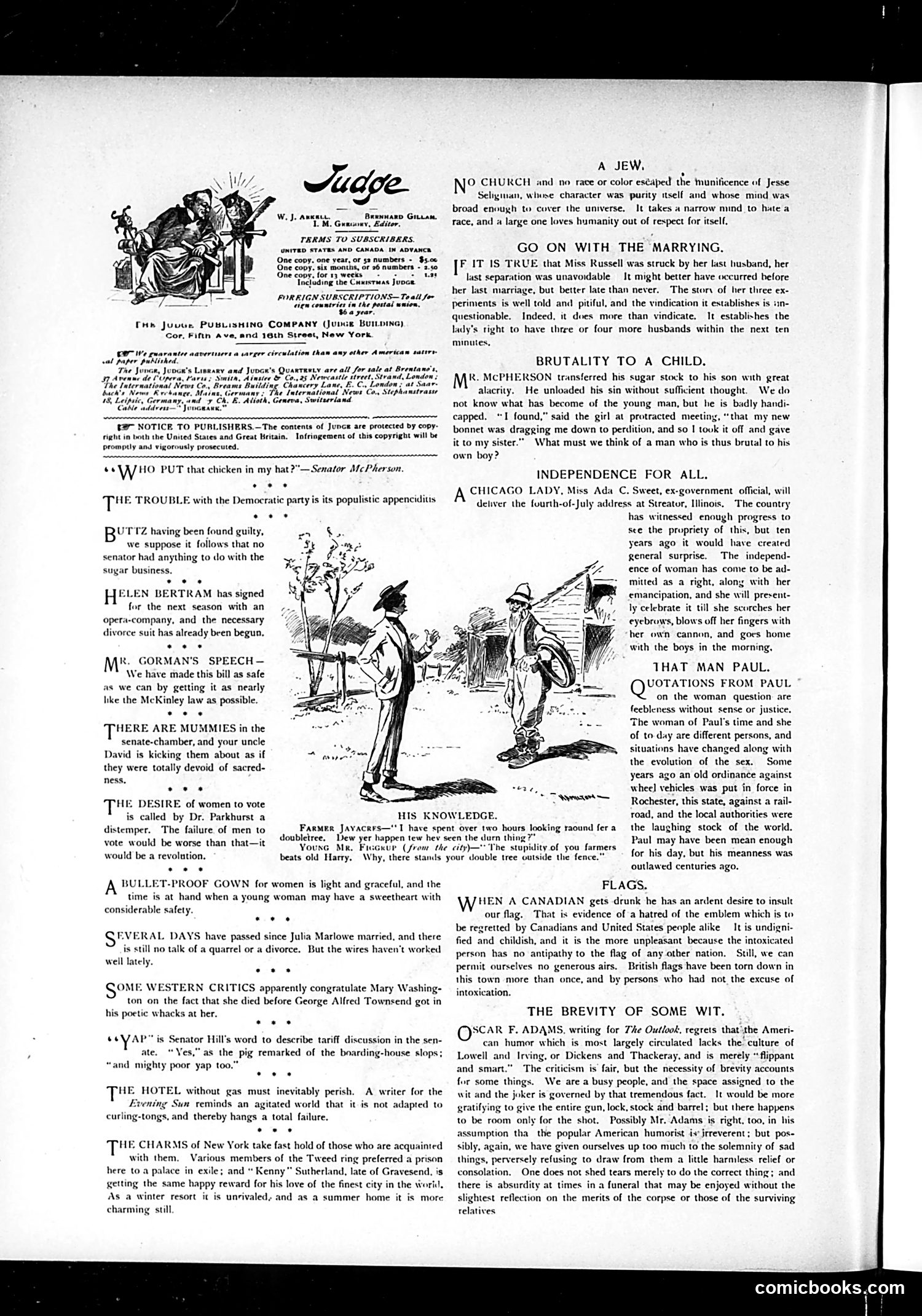 Judge — June 23, 1894 — page 2: Judge, 1894-06-23