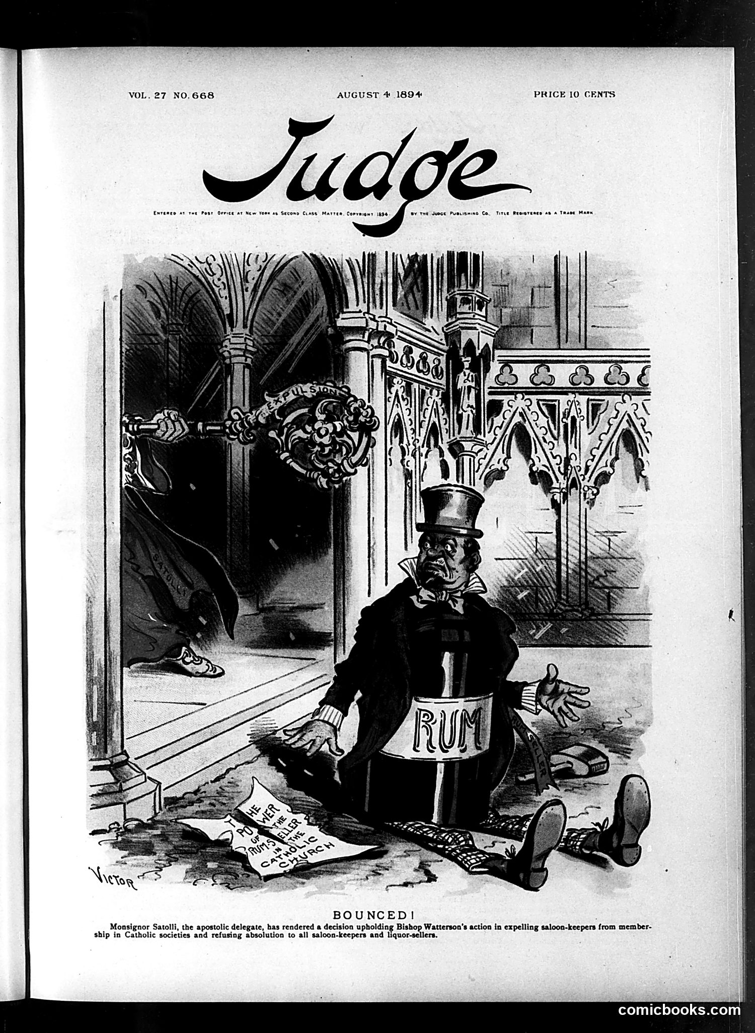Judge — August 4, 1894 — page 1: Judge, 1894-08-04
