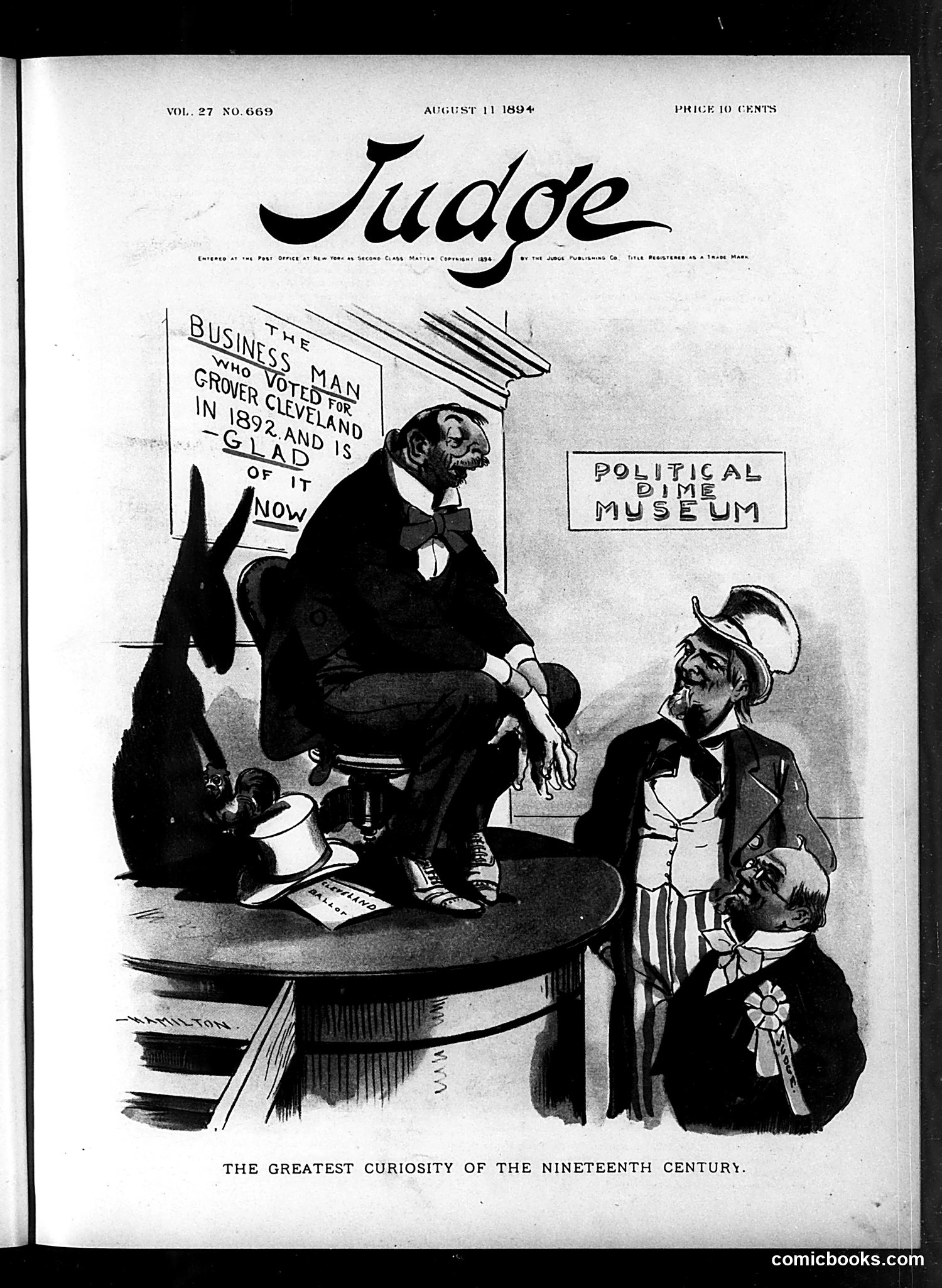 Judge — August 11, 1894 — page 1: Judge, 1894-08-11