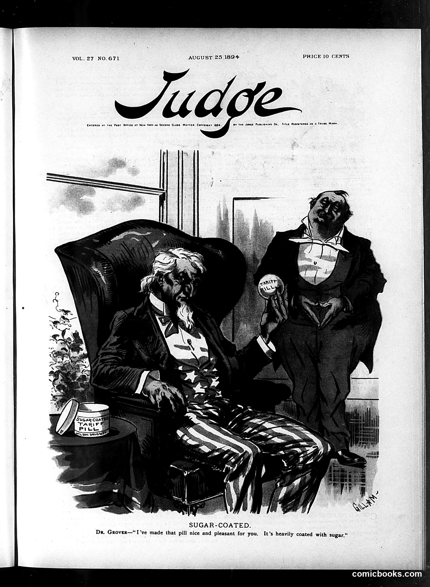Judge — August 25, 1894 — page 1: Judge, 1894-08-25