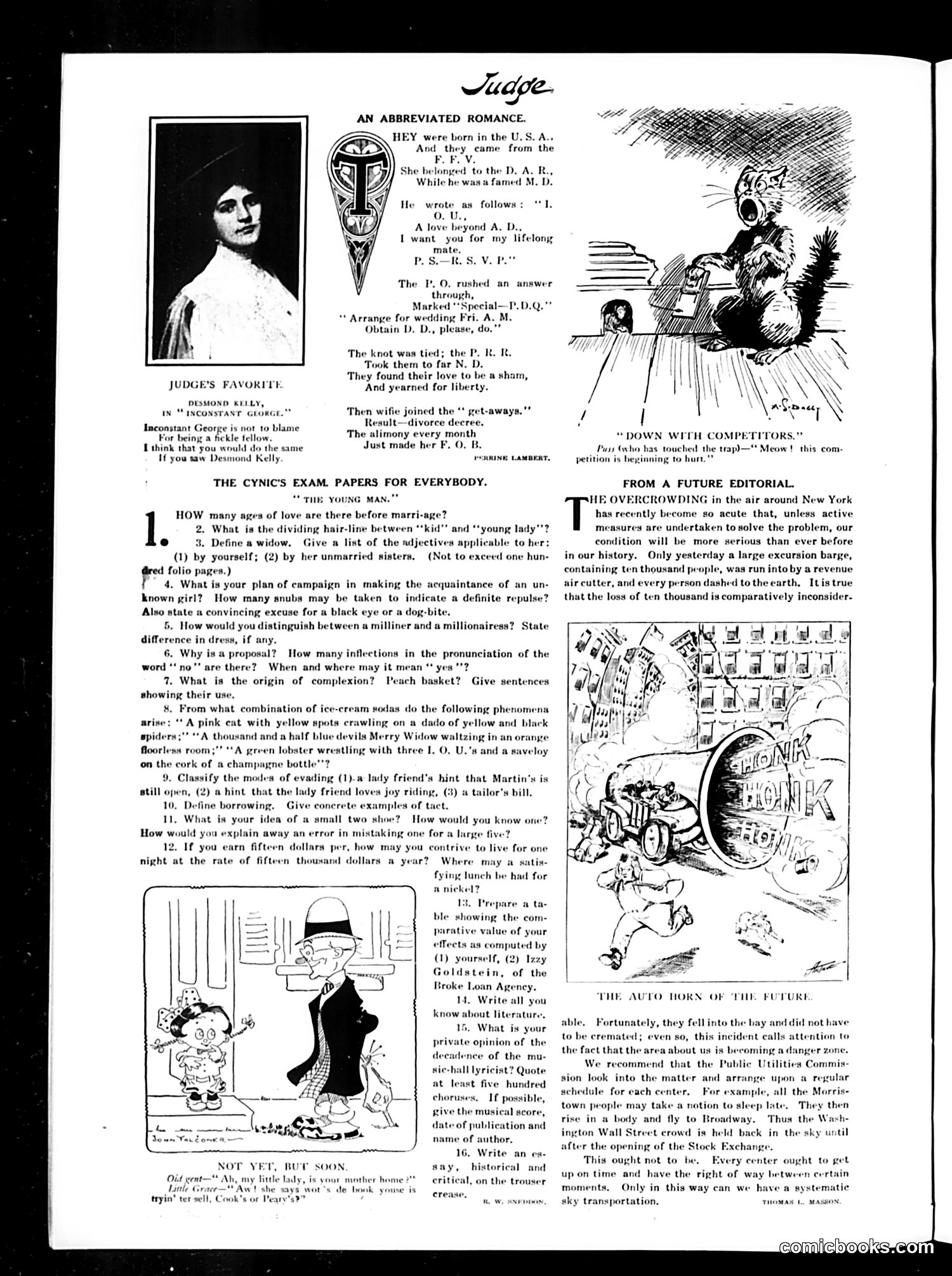 Judge — November 6, 1909 — page 6