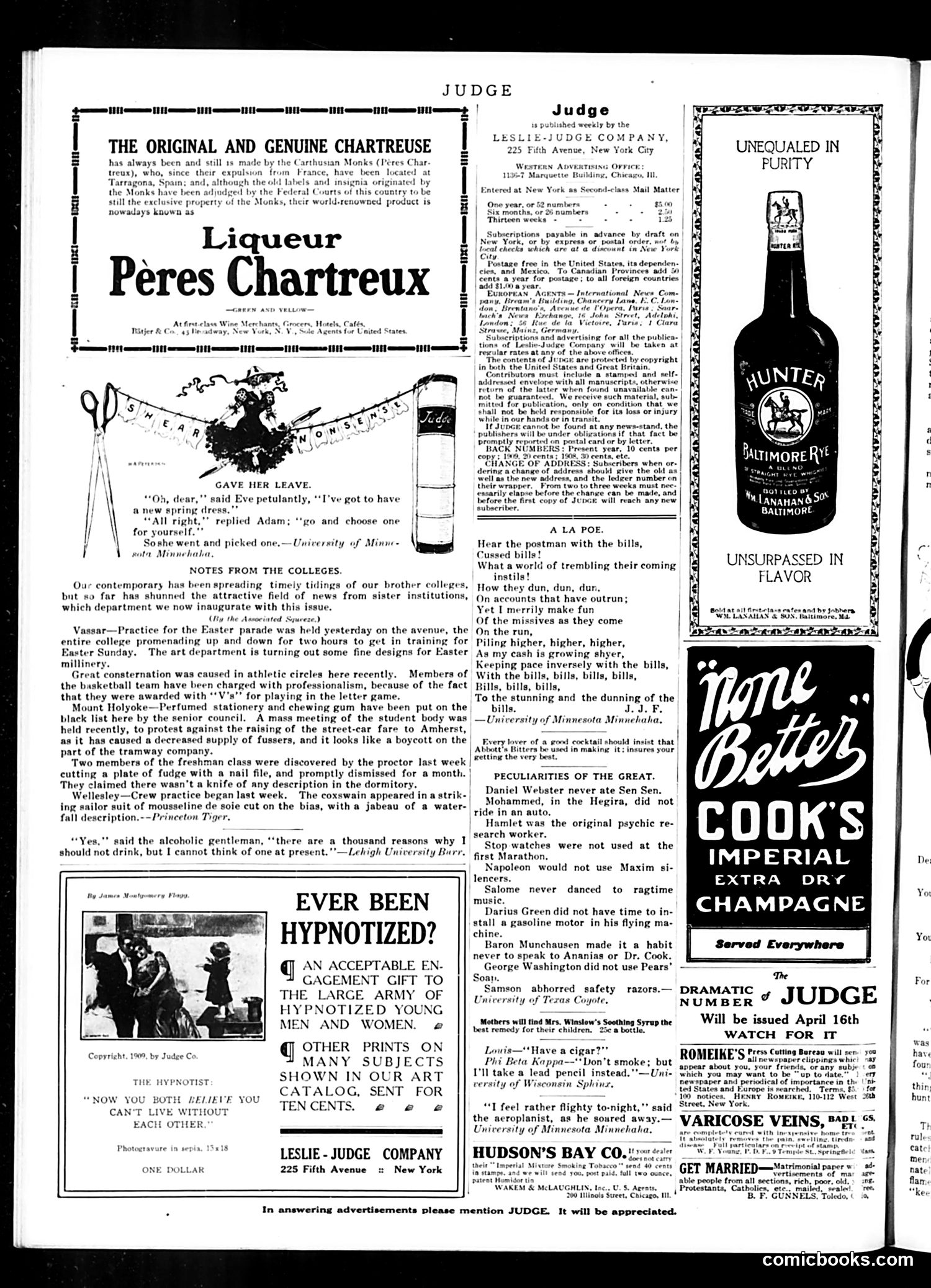 Judge — April 9, 1910 — page 14