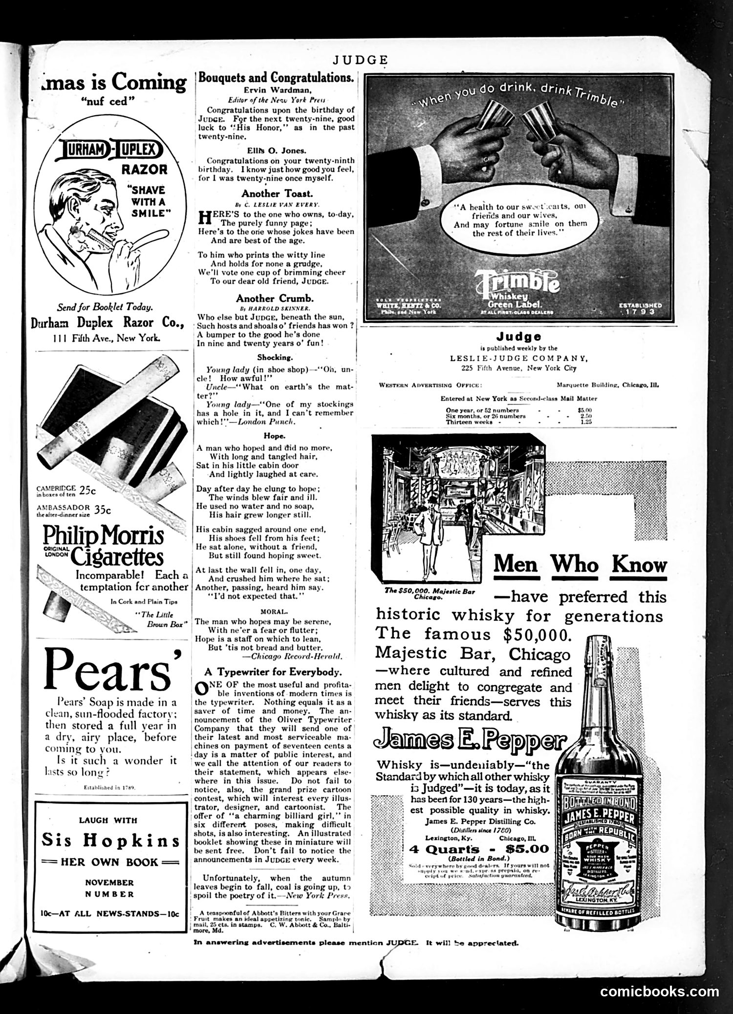 Judge — October 29, 1910 — page 19