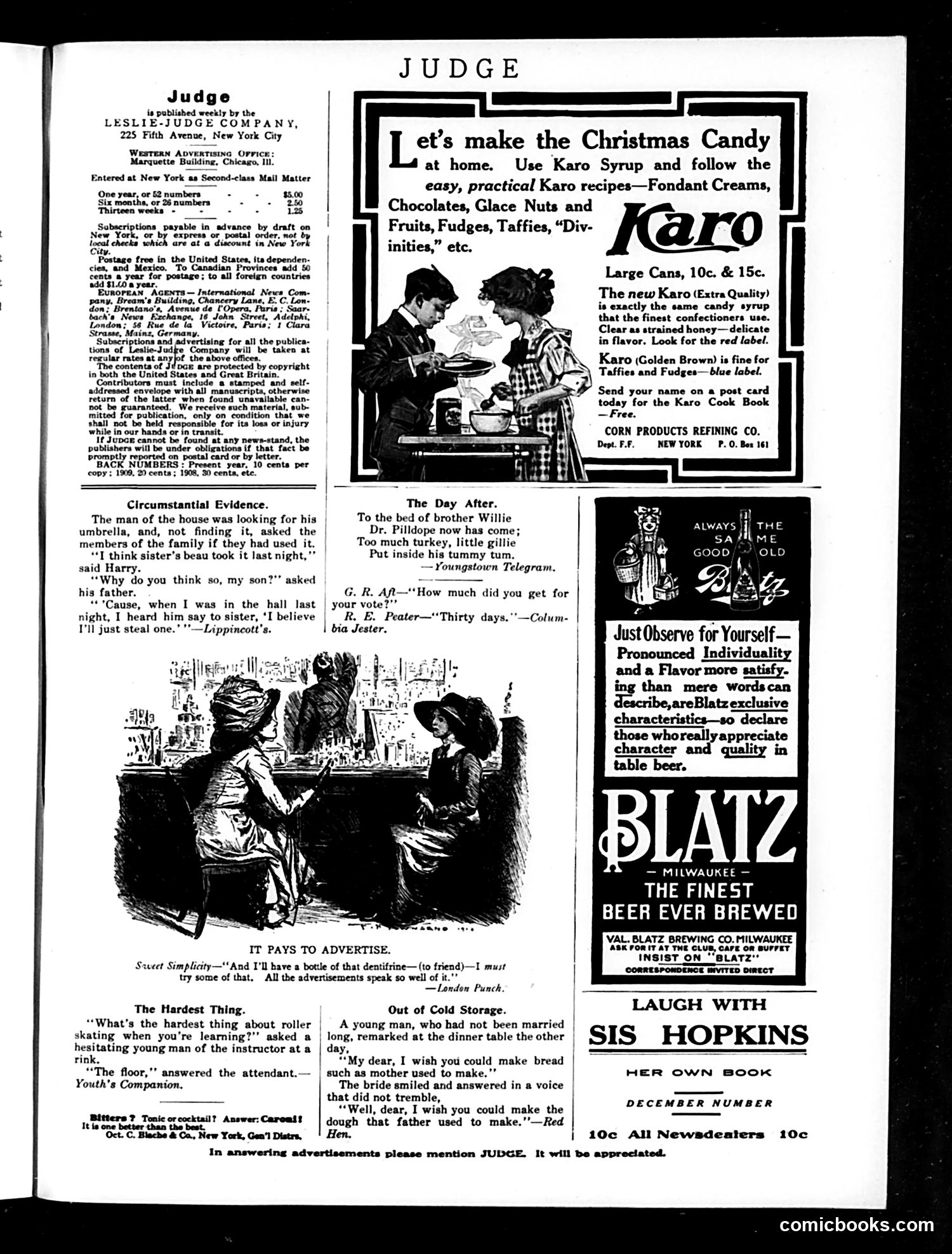 Judge — December 17, 1910 — page 21