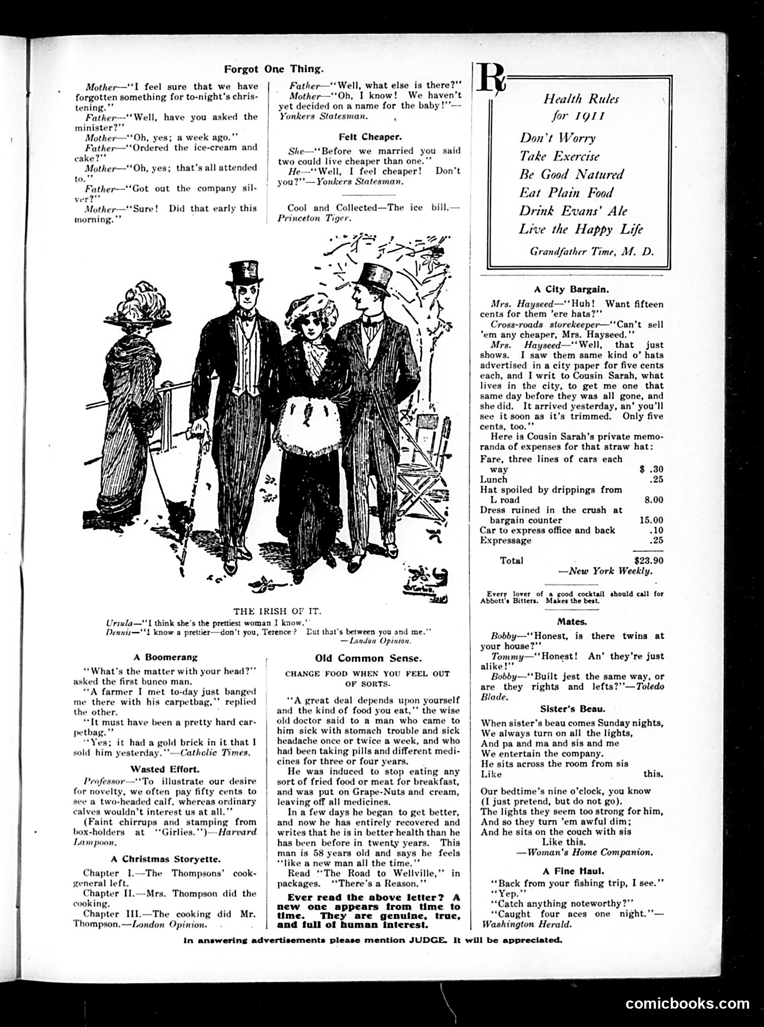 Judge — January 14, 1911 — page 19