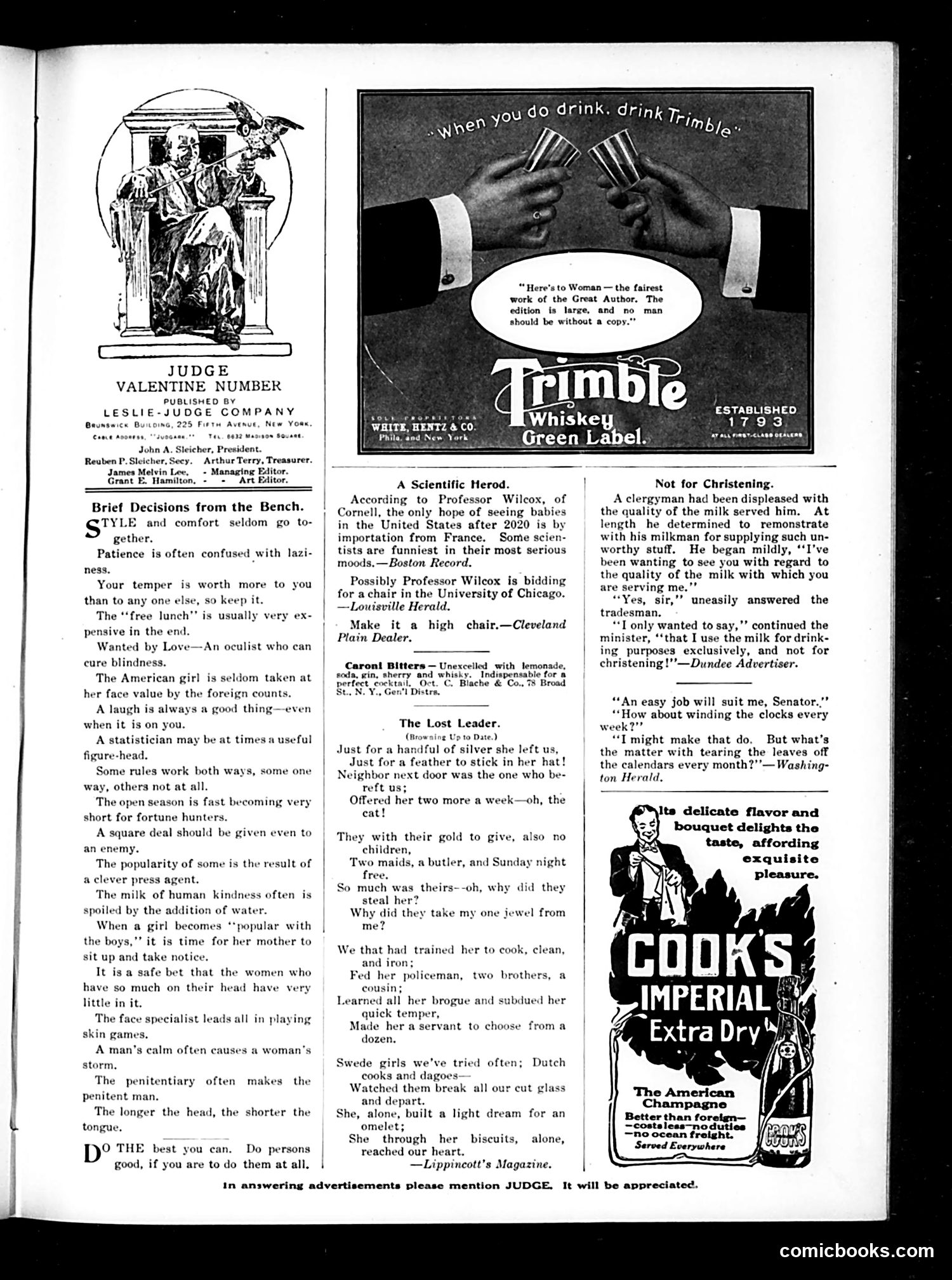 Judge — February 4, 1911 — page 3