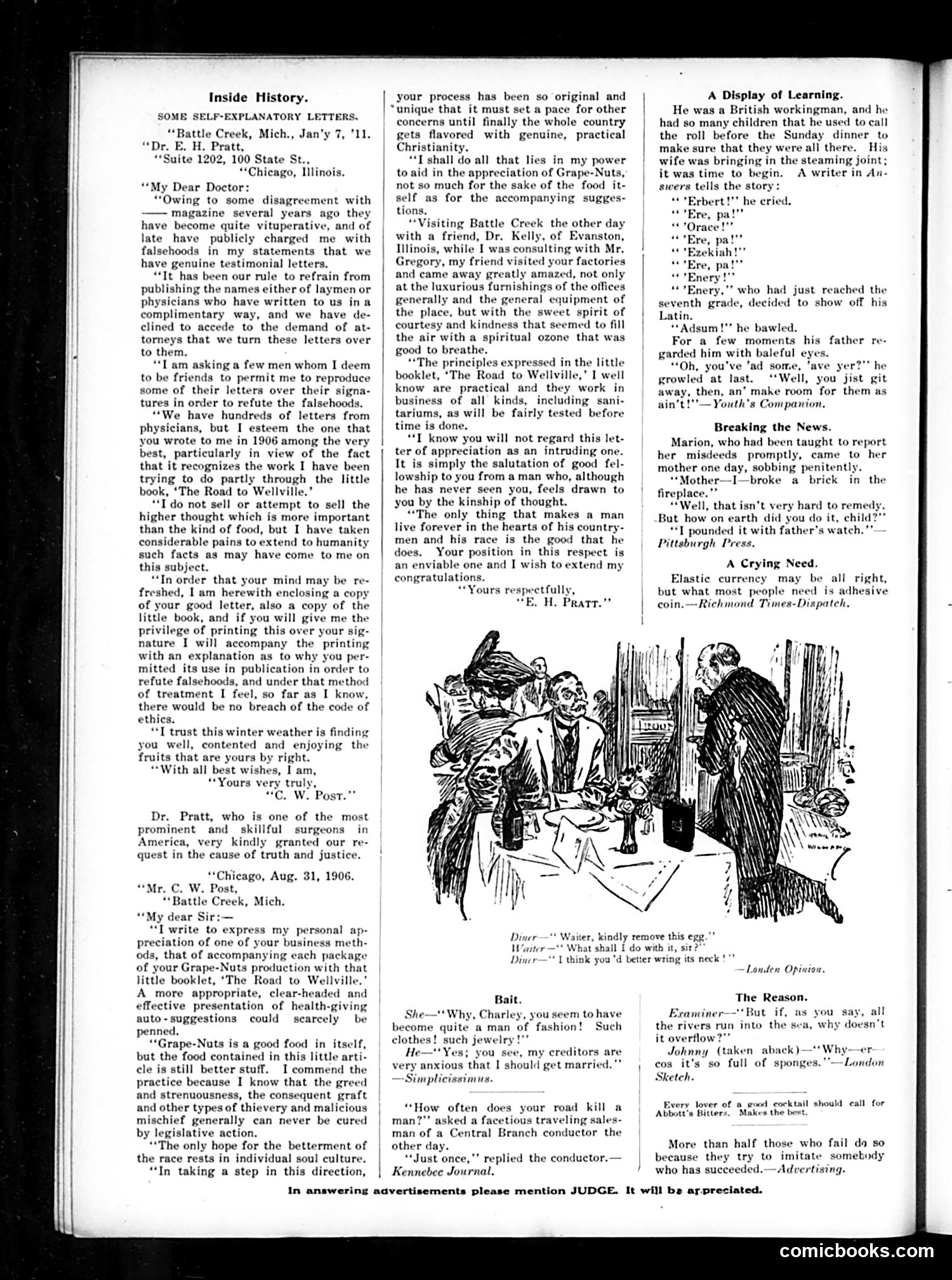 Judge — February 4, 1911 — page 20