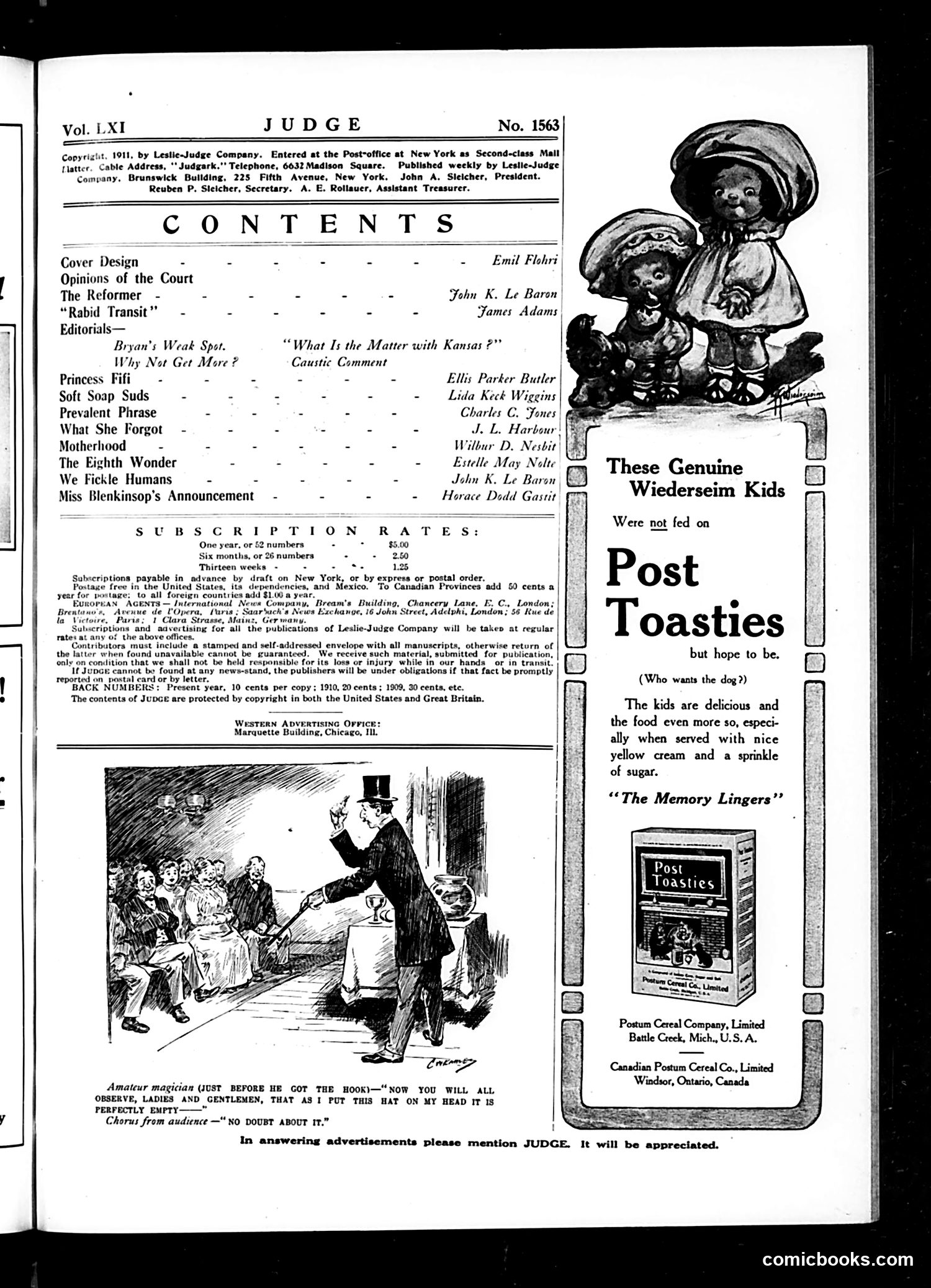 Judge — September 30, 1911 — page 3