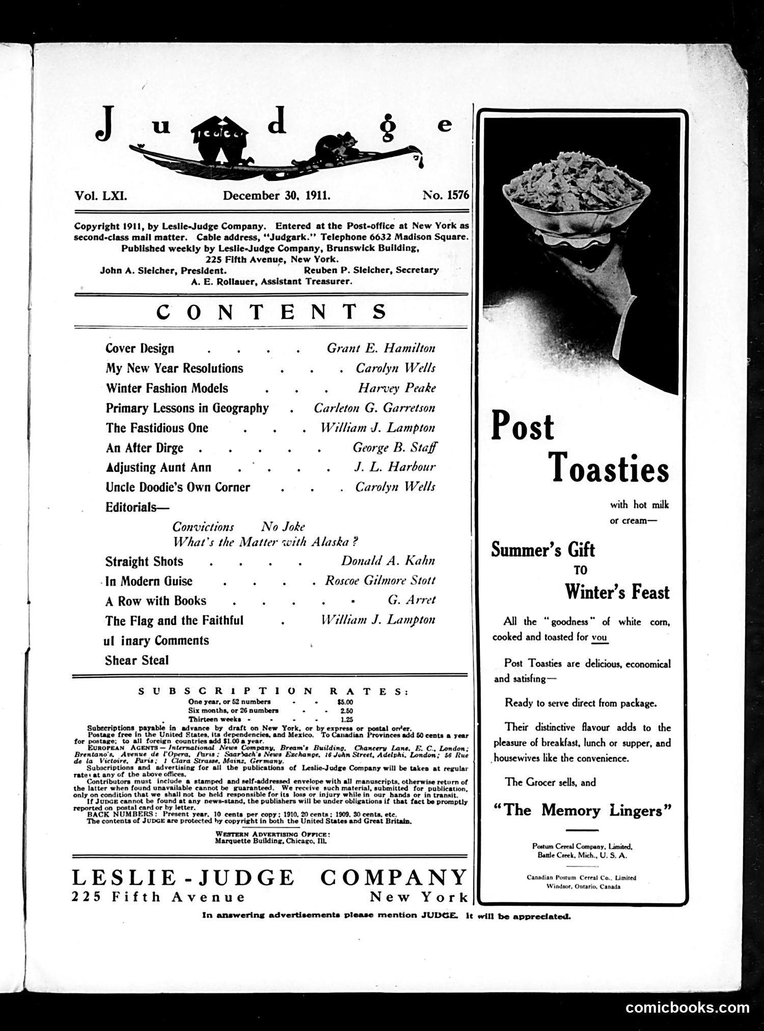 Judge — December 30, 1911 — page 3
