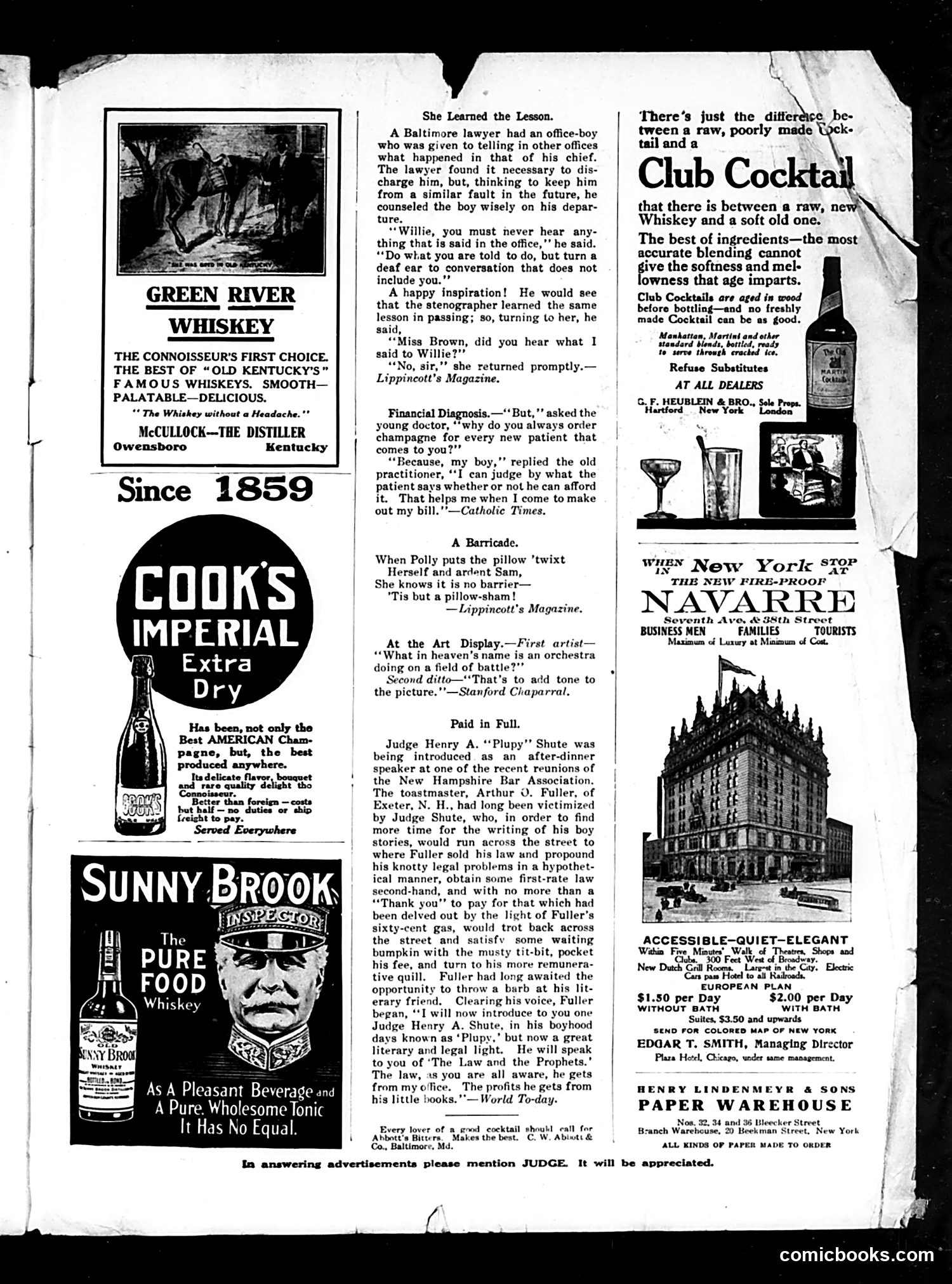 Judge — December 30, 1911 — page 23