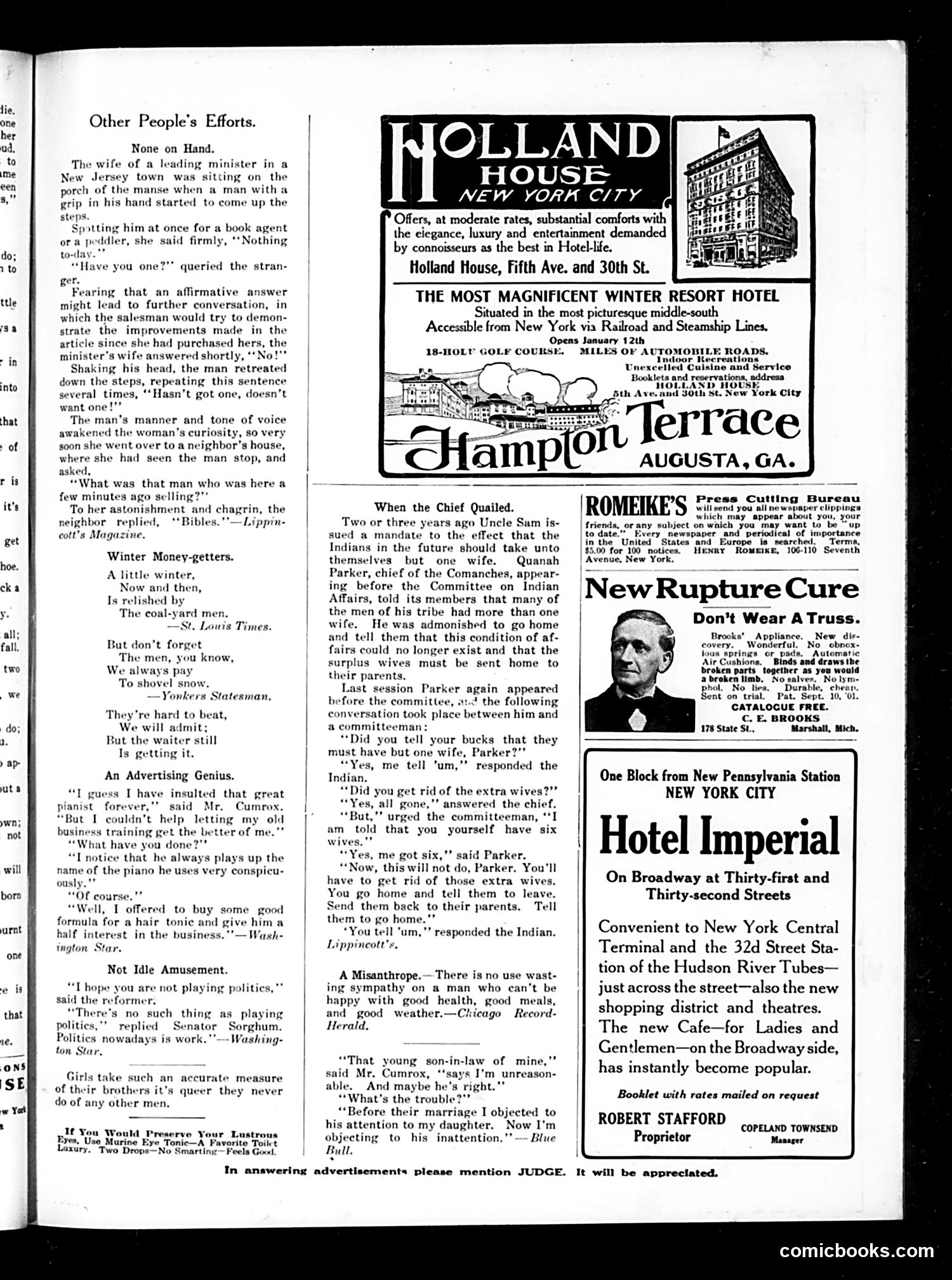Judge — January 27, 1912 — page 23