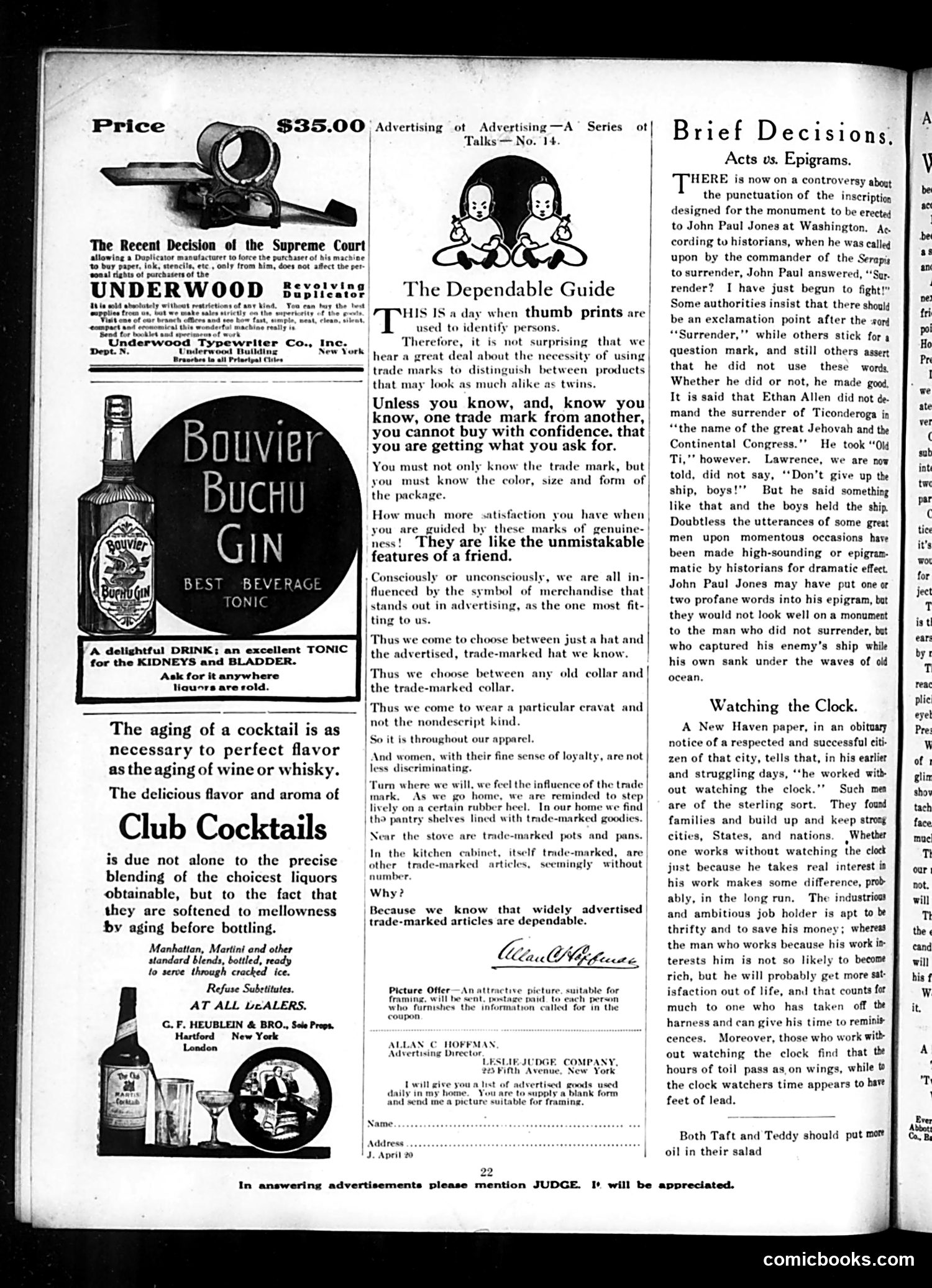 Judge — April 20, 1912 — page 22