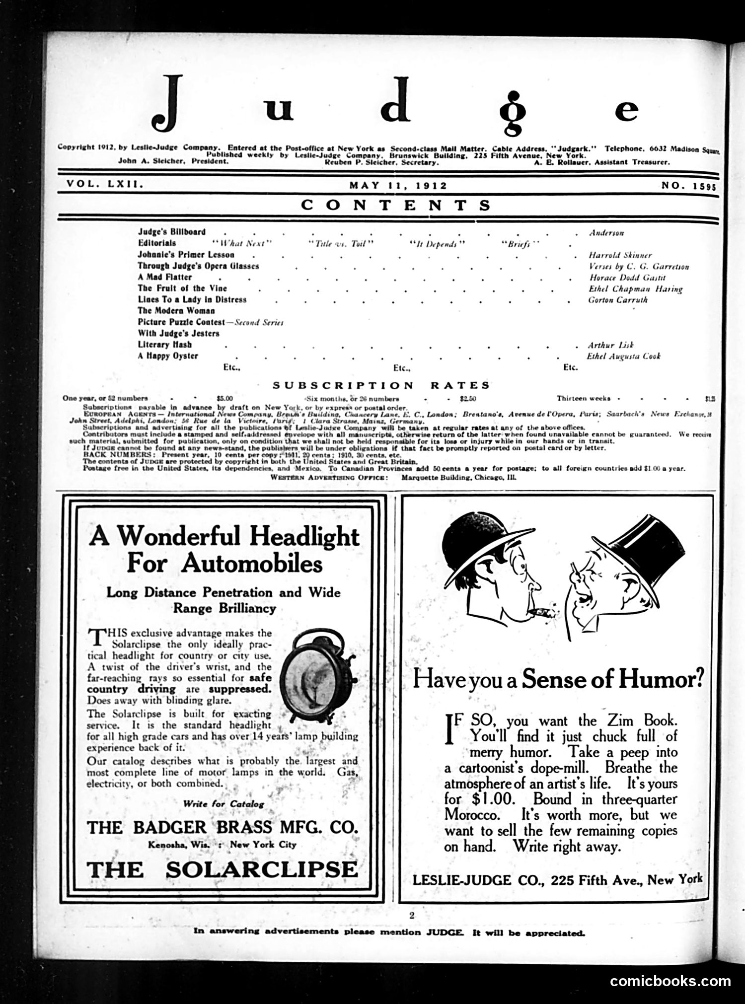 Judge — May 11, 1912 — page 2