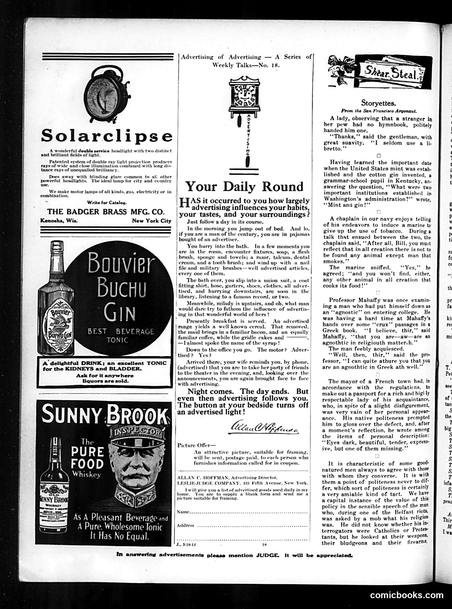 Judge — May 18, 1912 — page 18