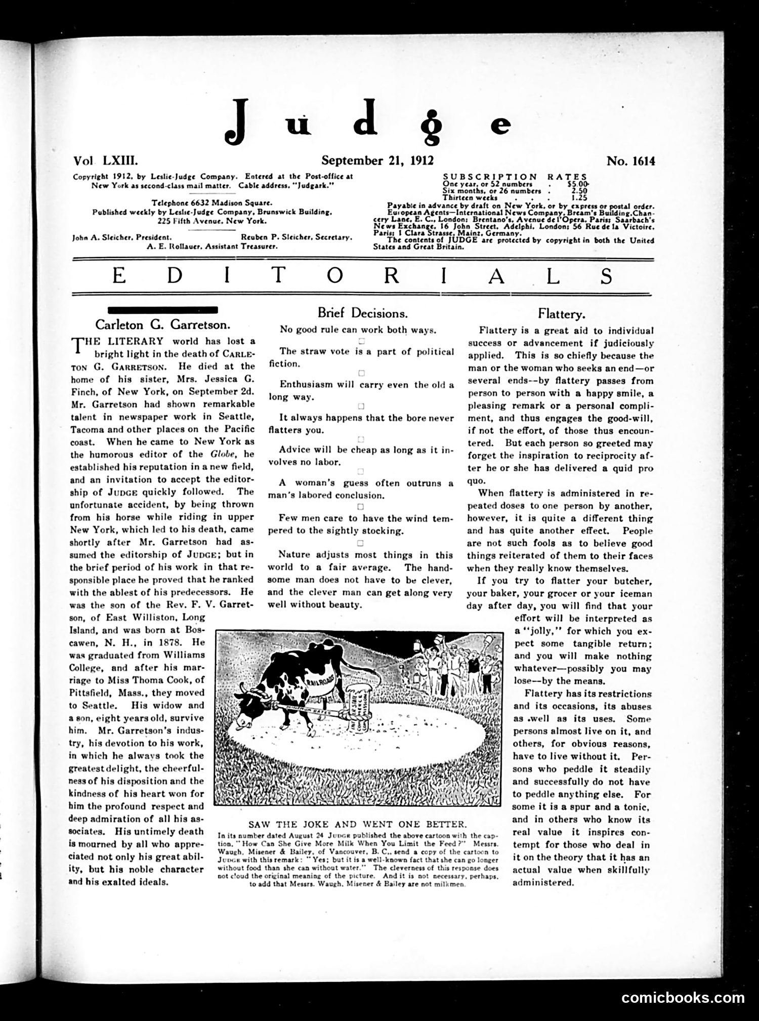 Judge — September 21, 1912 — page 5