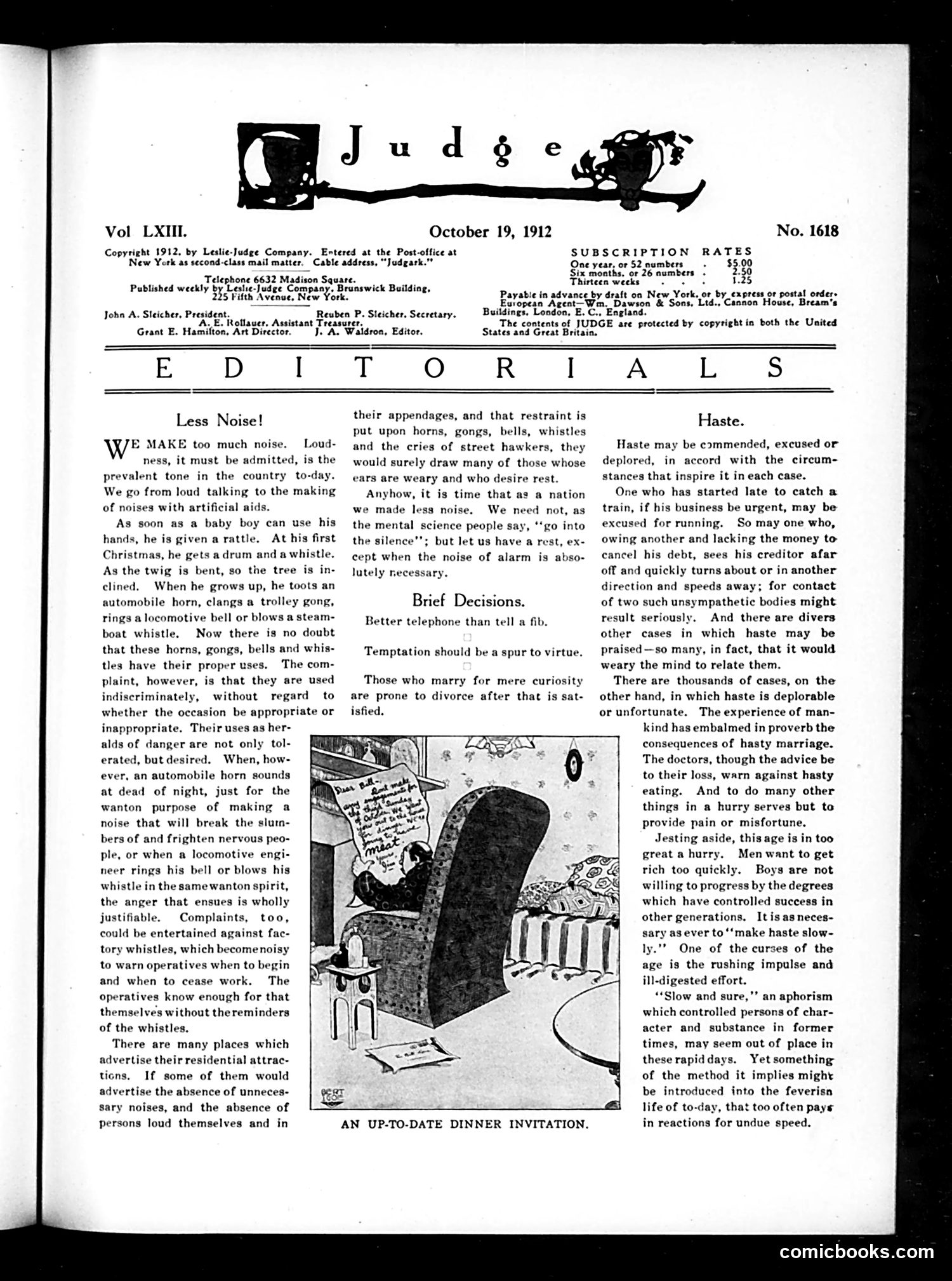Judge — October 19, 1912 — page 5
