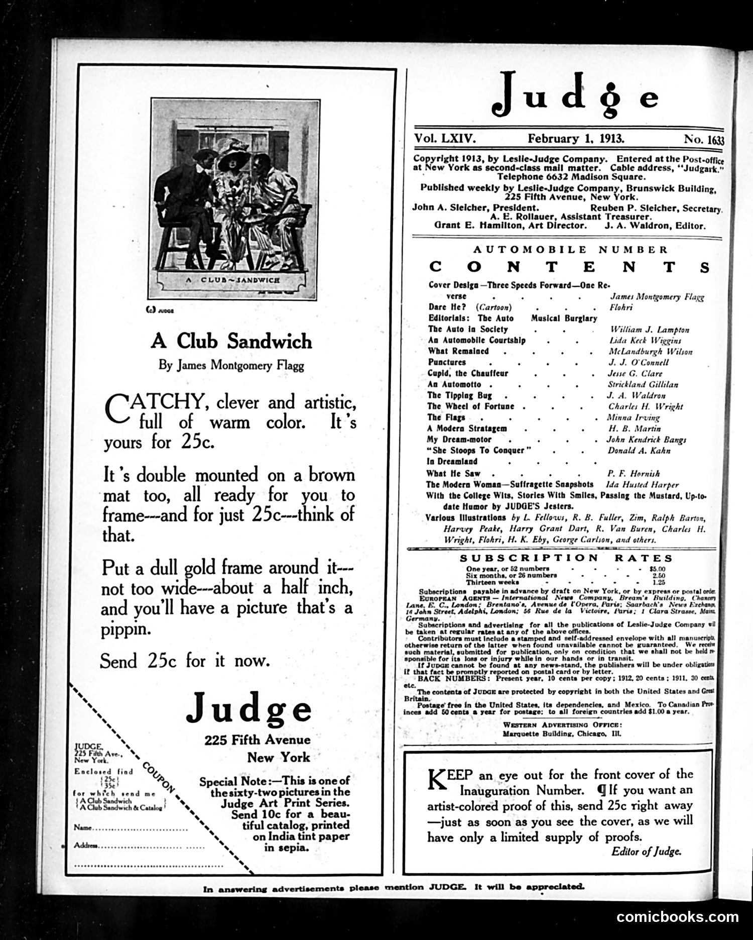 Judge — February 1, 1913 — page 2