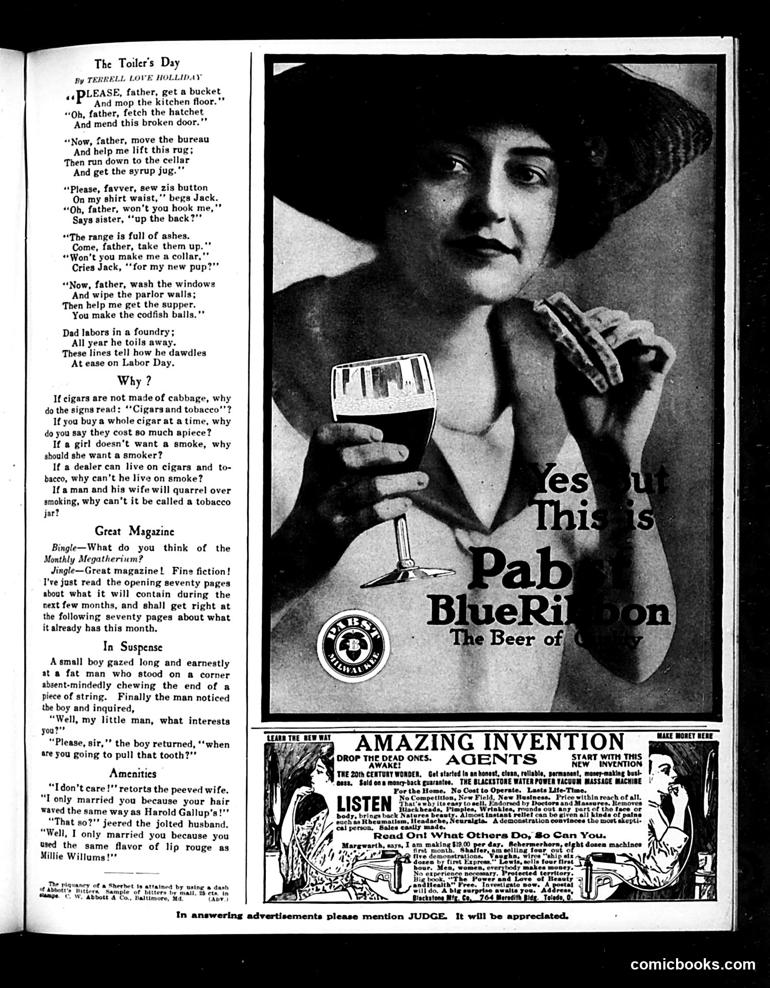 Judge — August 30, 1913 — page 19