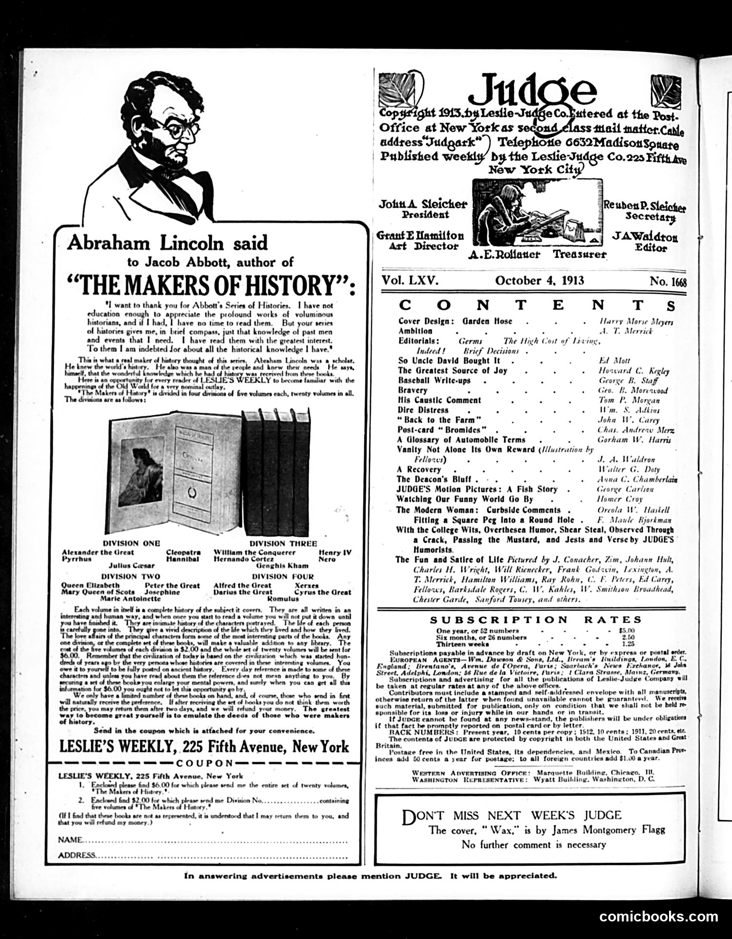 Judge — October 4, 1913 — page 2