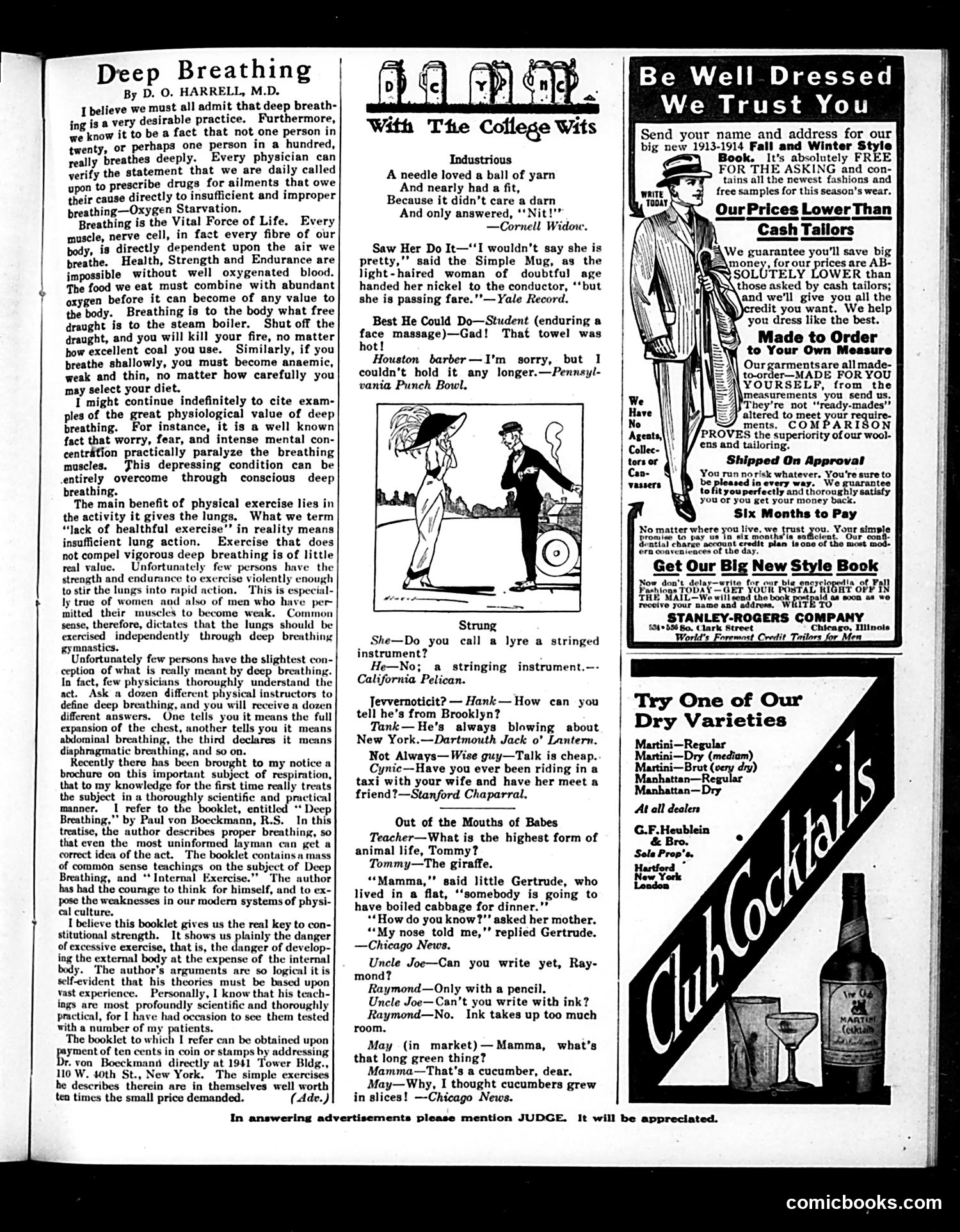 Judge — October 4, 1913 — page 17