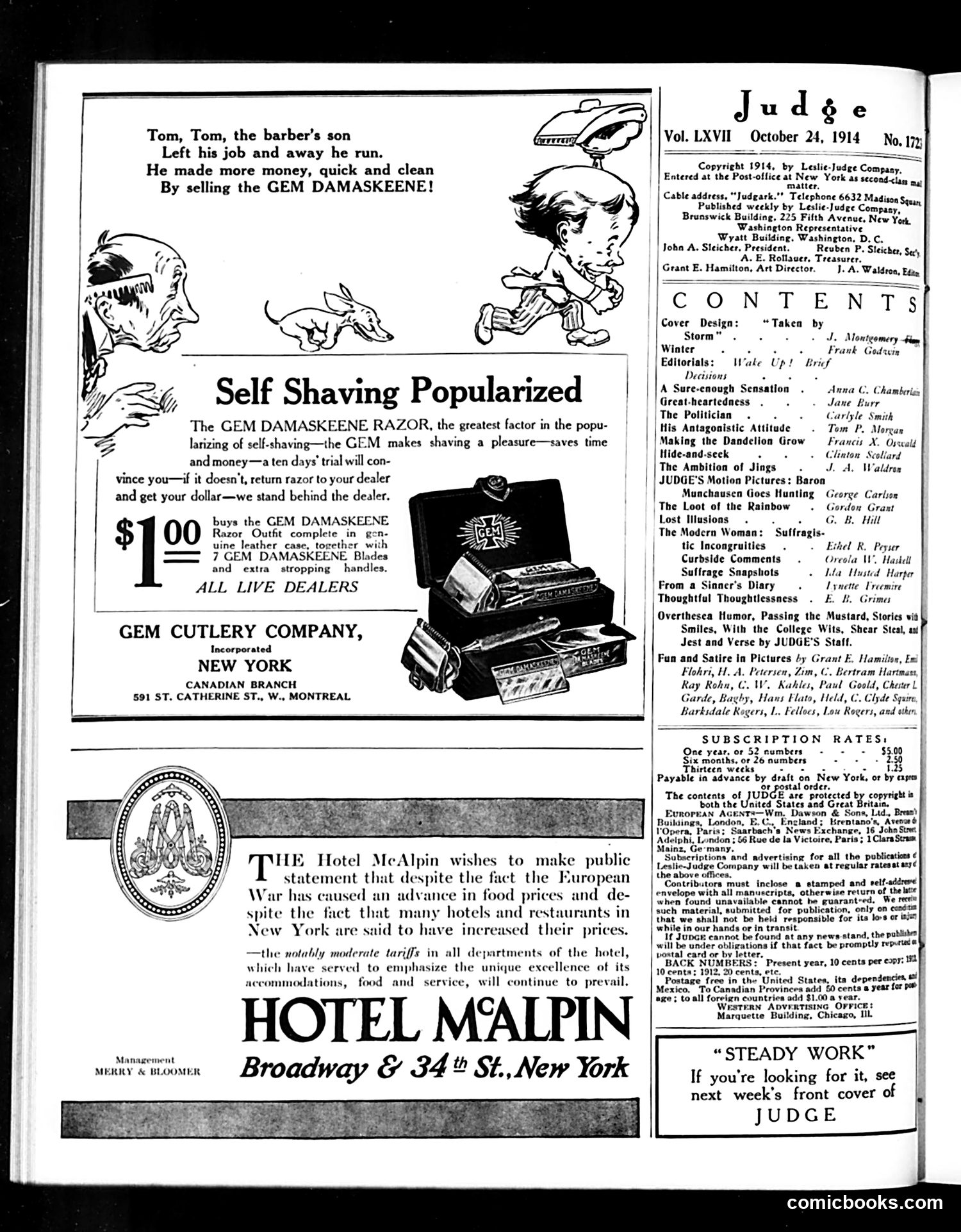 Judge — October 24, 1914 — page 2