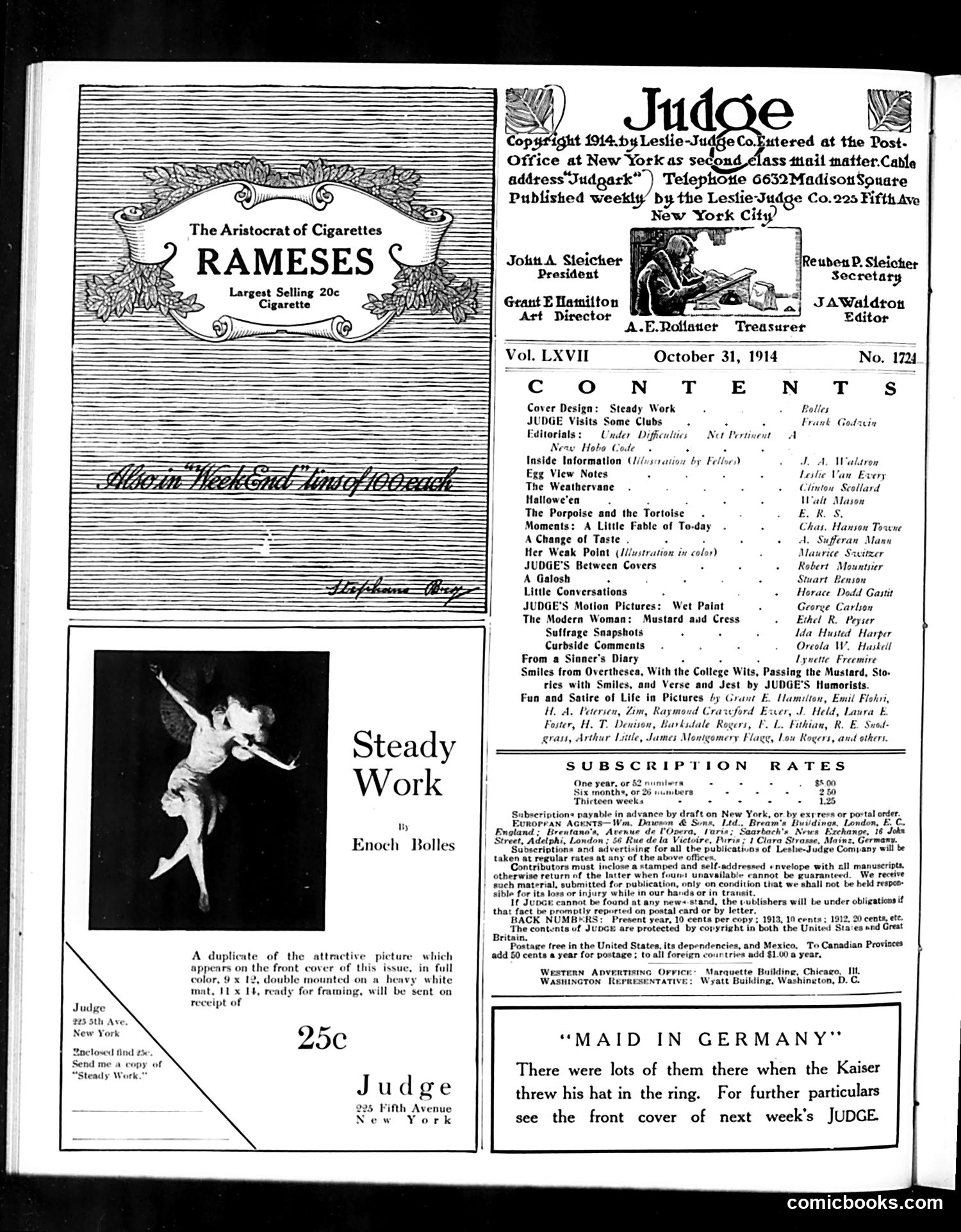 Judge — October 31, 1914 — page 2
