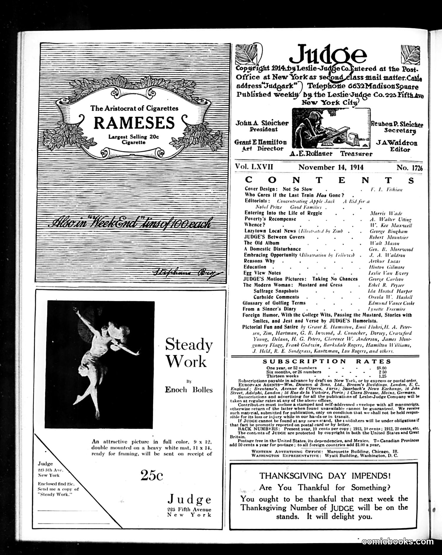 Judge — November 14, 1914 — page 2
