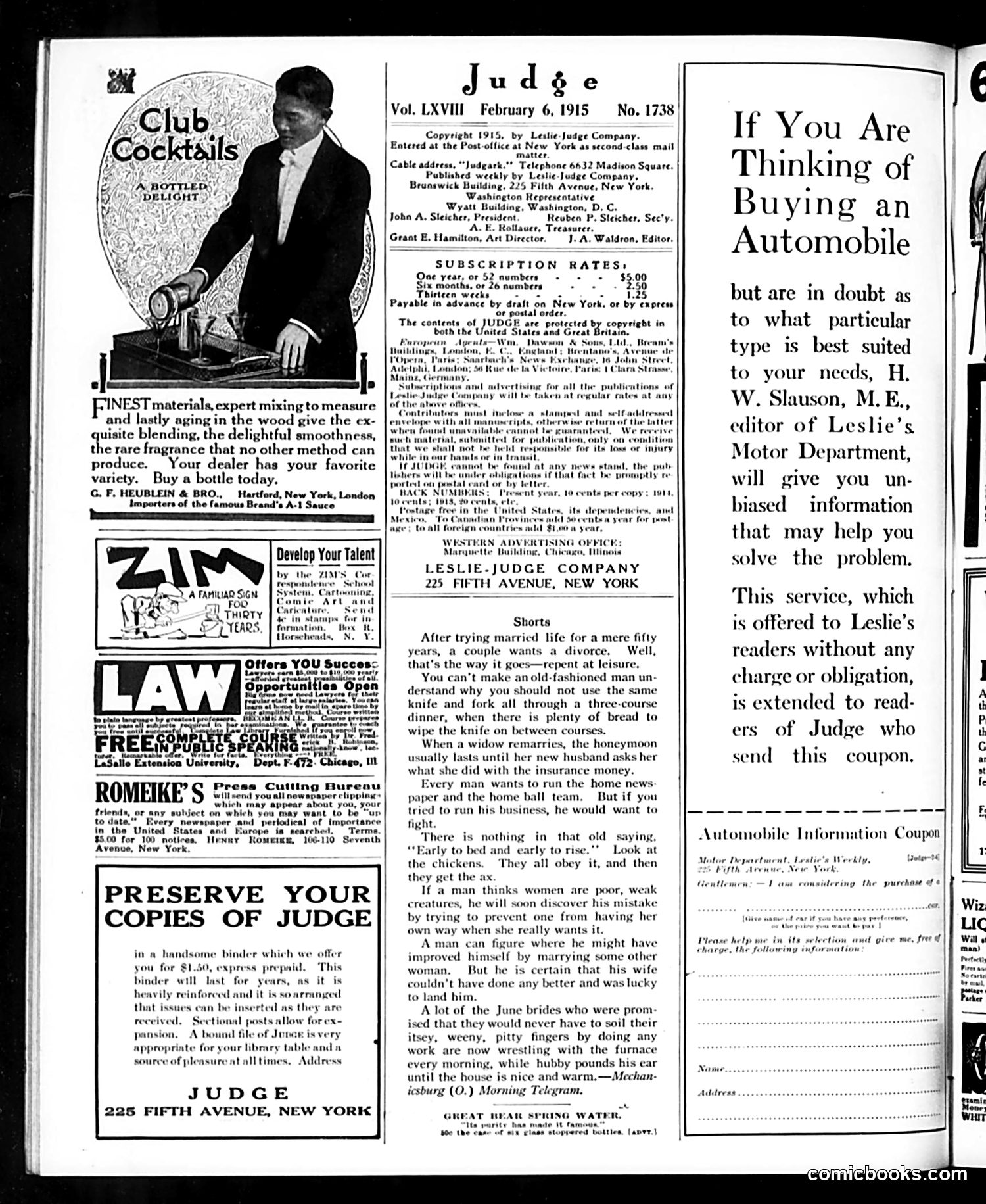 Judge — February 6, 1915 — page 20
