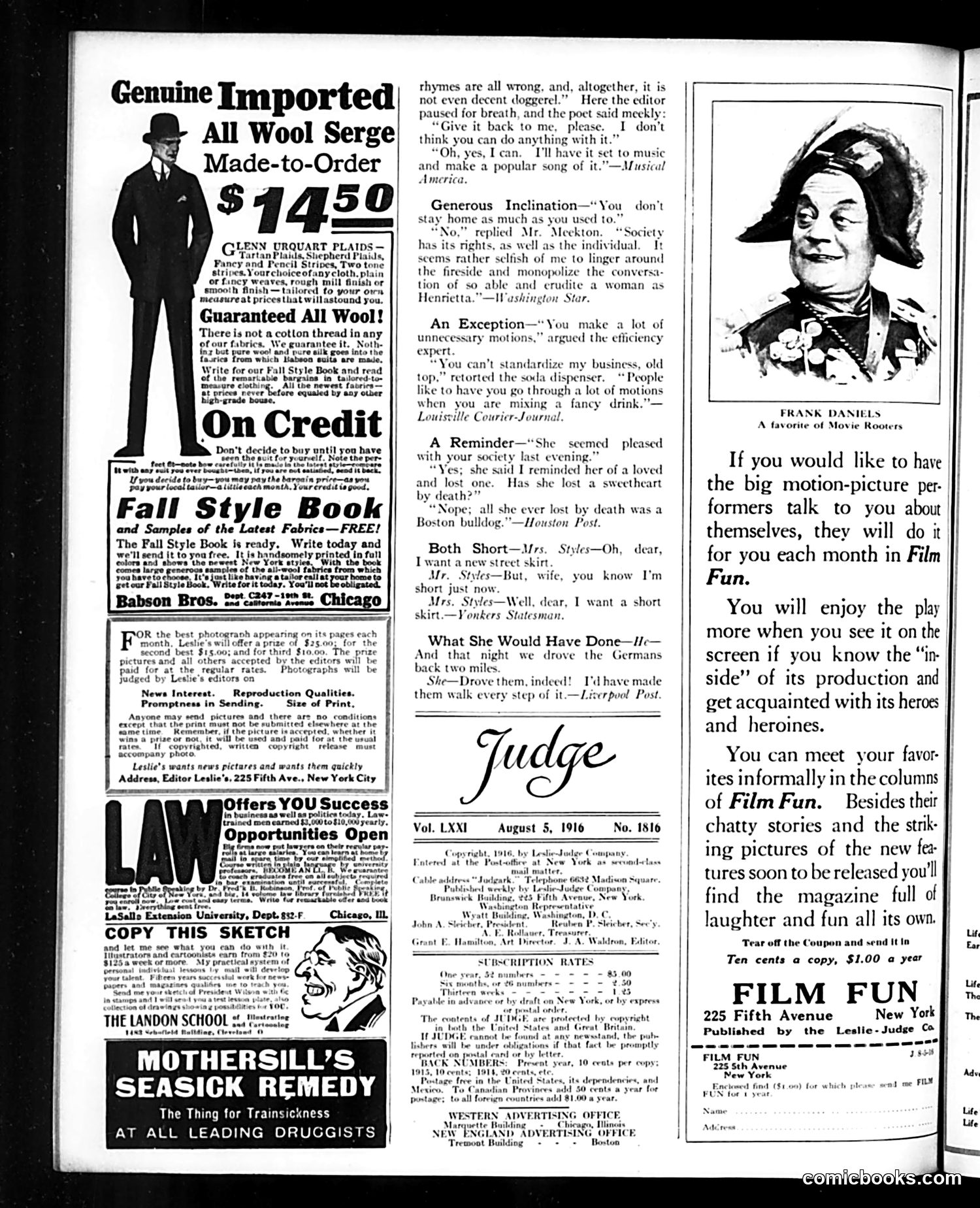 Judge — August 5, 1916 — page 26