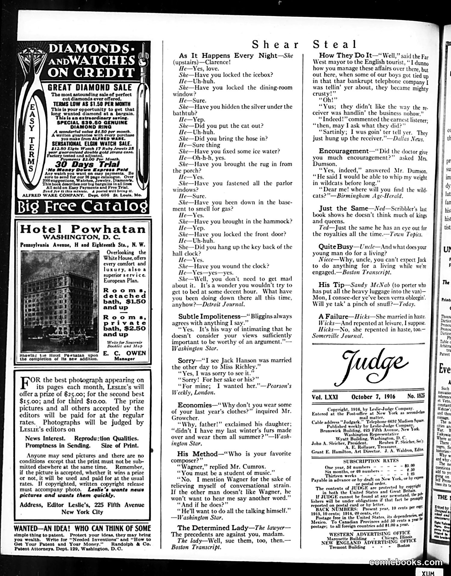 Judge — October 7, 1916 — page 30