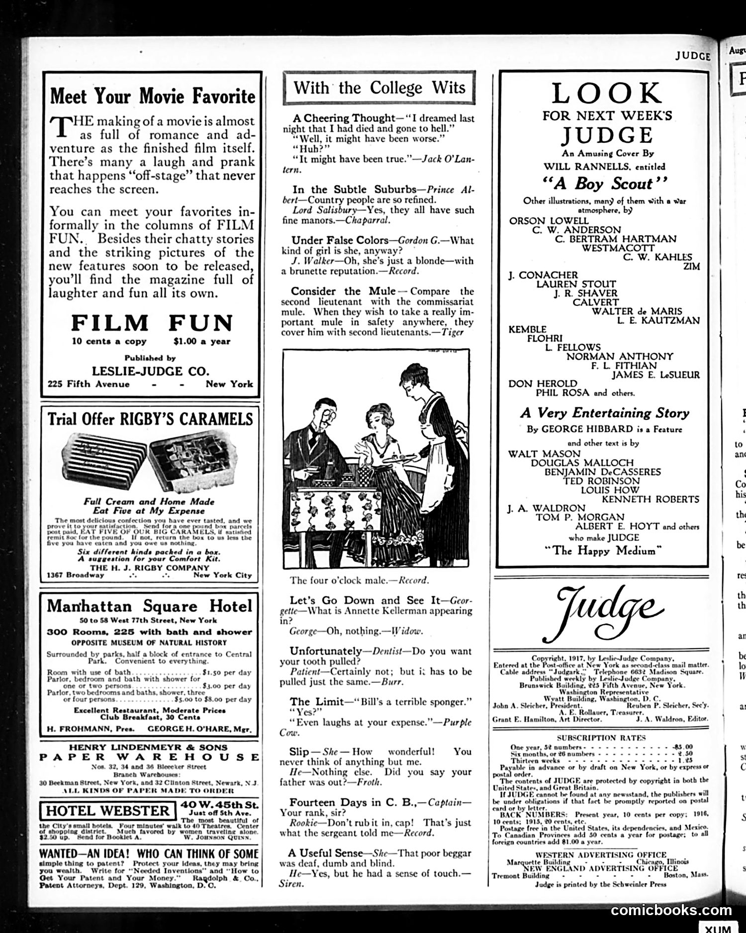 Judge — August 11, 1917 — page 22