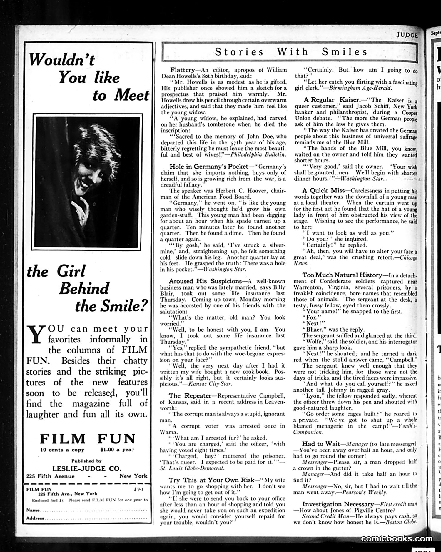 Judge — September 1, 1917 — page 26