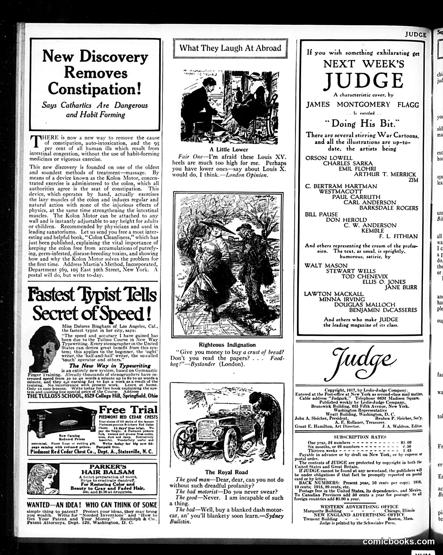 Judge — September 15, 1917 — page 22