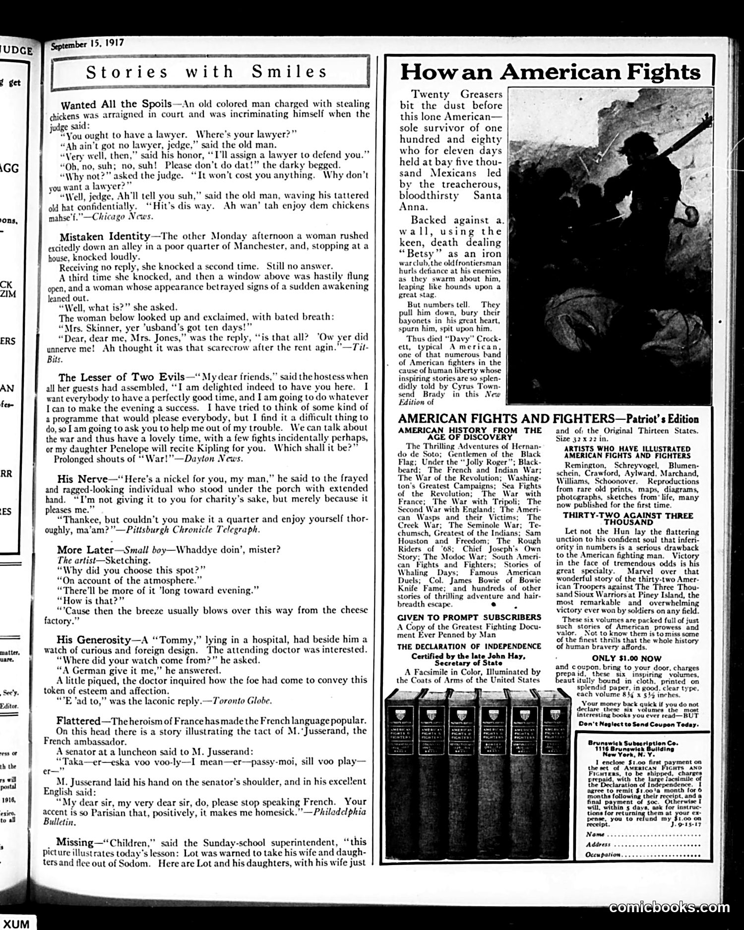 Judge — September 15, 1917 — page 23