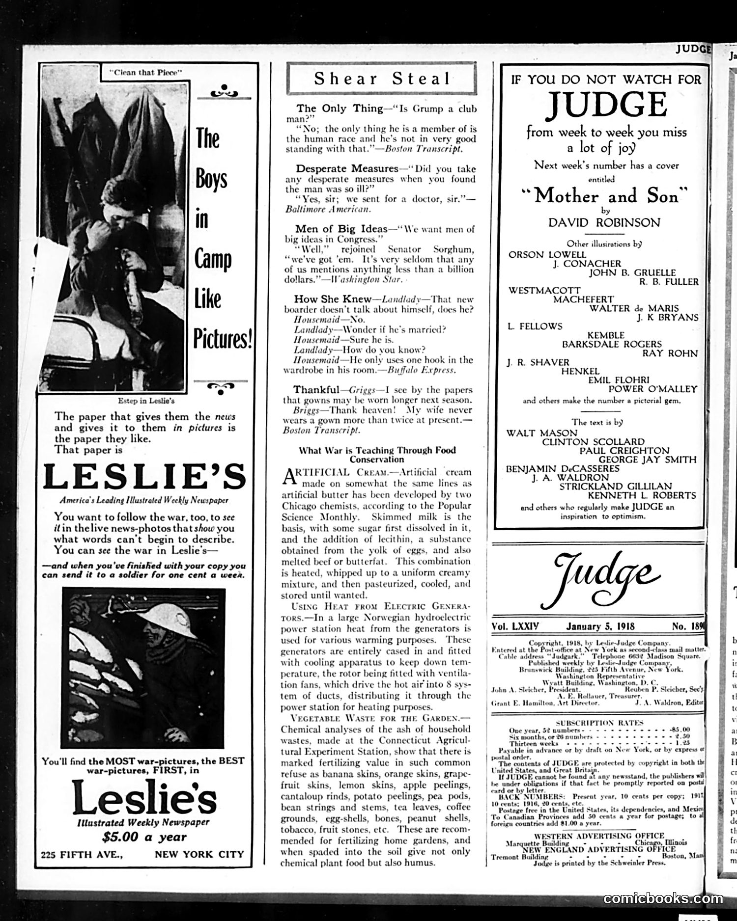 Judge — January 5, 1918 — page 26
