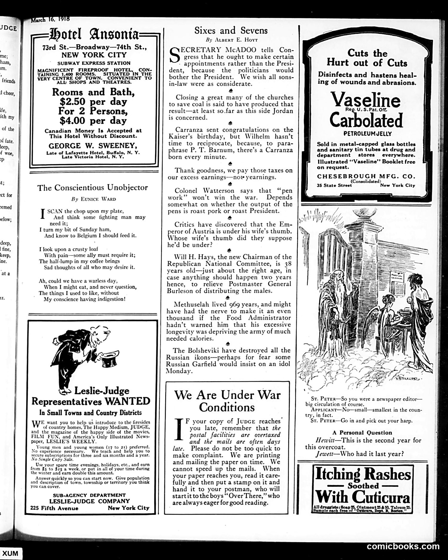 Judge — March 16, 1918 — page 31