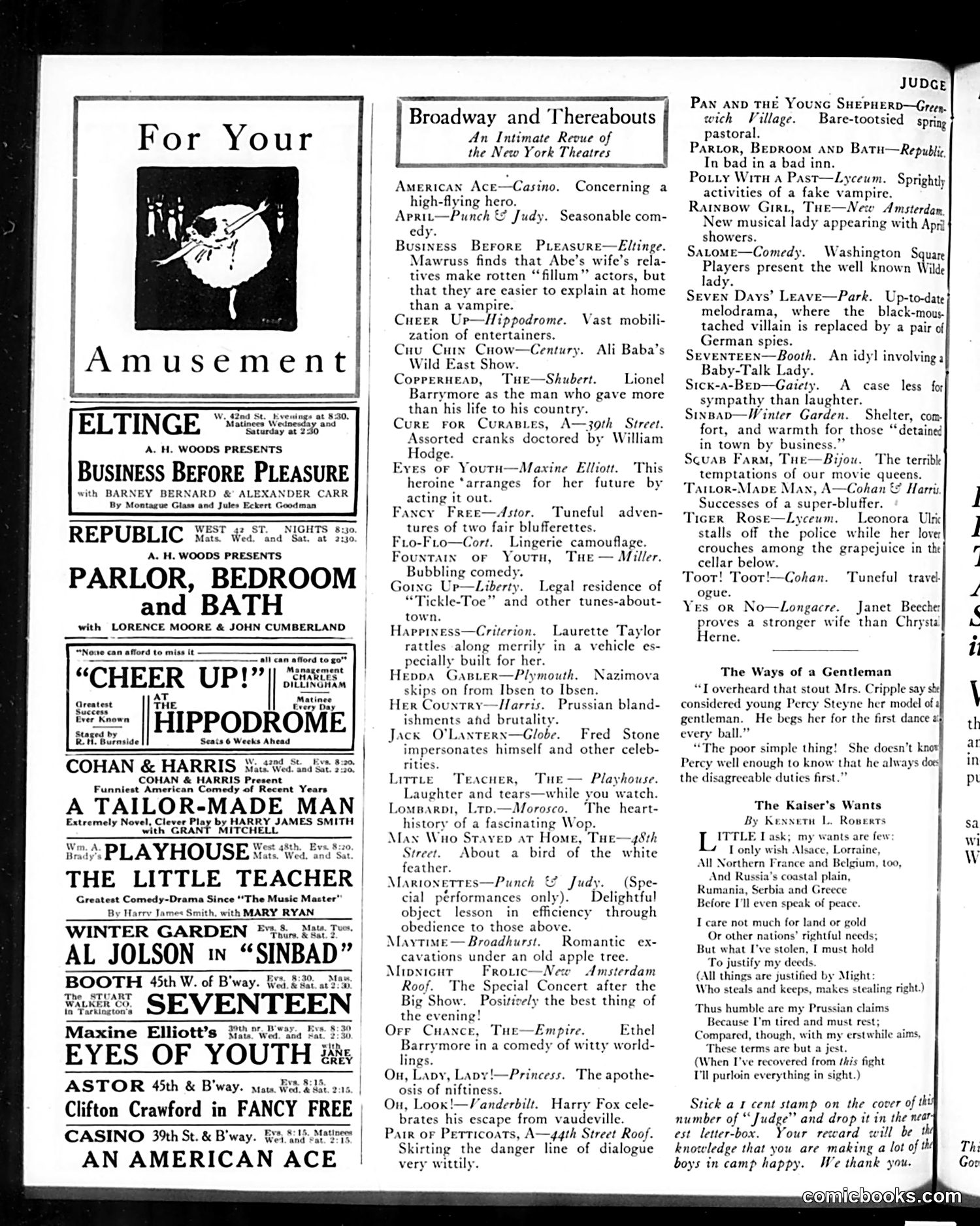 Judge — April 13, 1918 — page 28