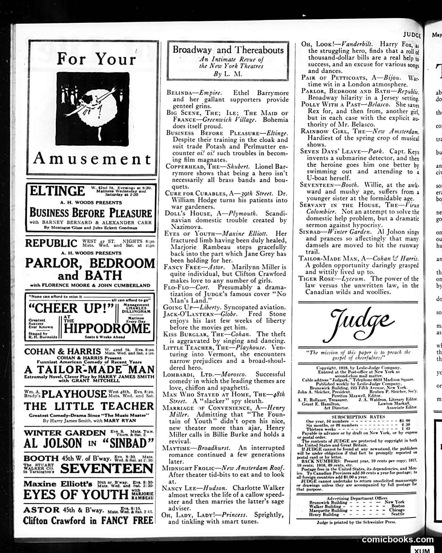 Judge — May 18, 1918 — page 28