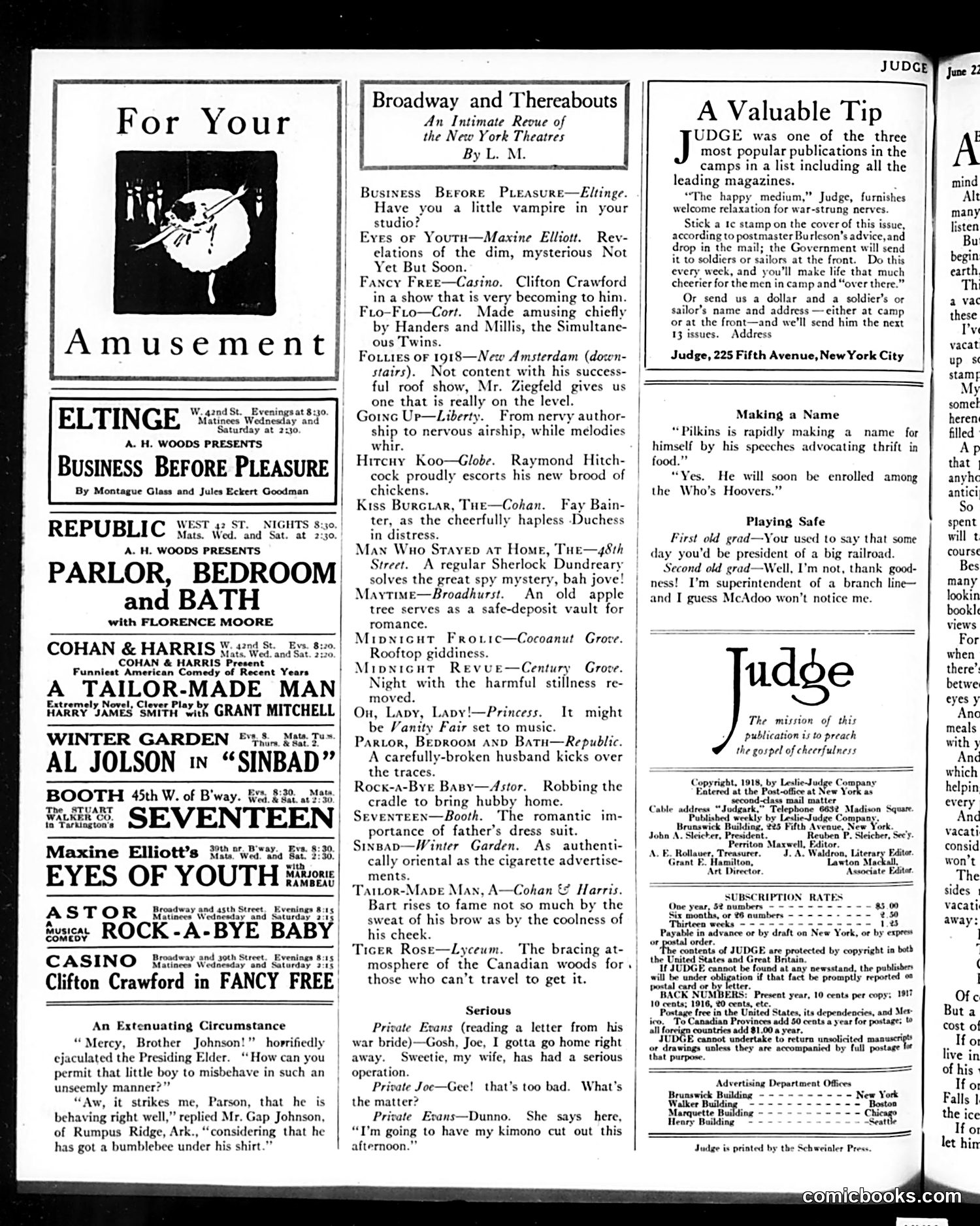 Judge — June 22, 1918 — page 28