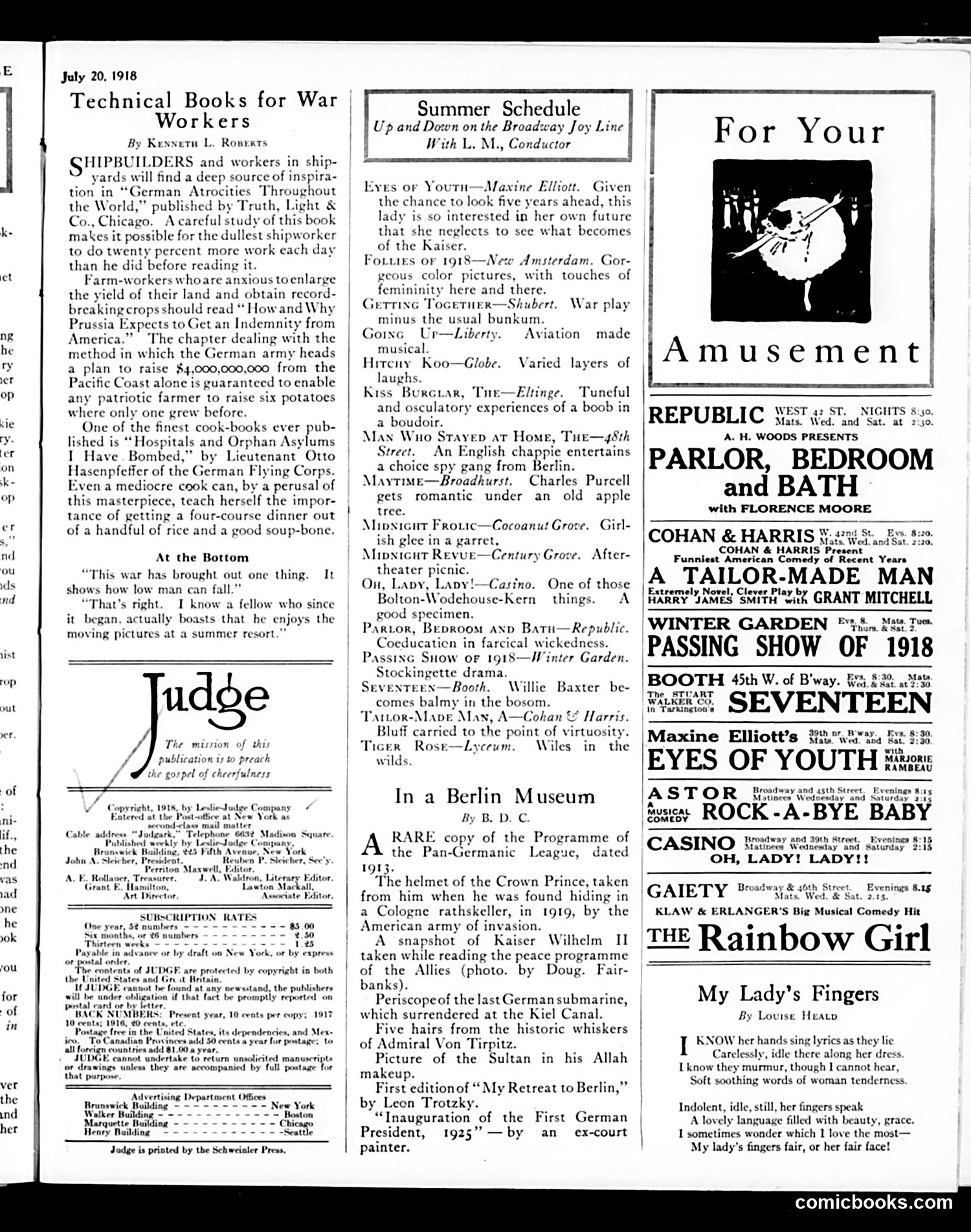 Judge — July 20, 1918 — page 29