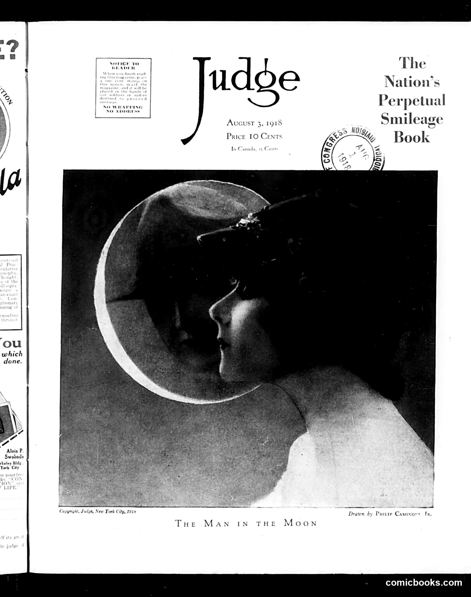 Judge — August 3, 1918 — page 1: Judge, 1918-08-03